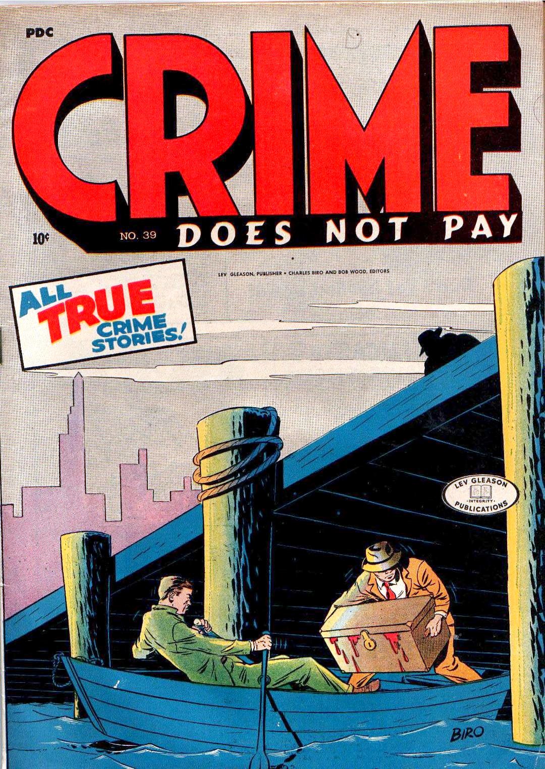 Crime Does Not Pay #39 cover