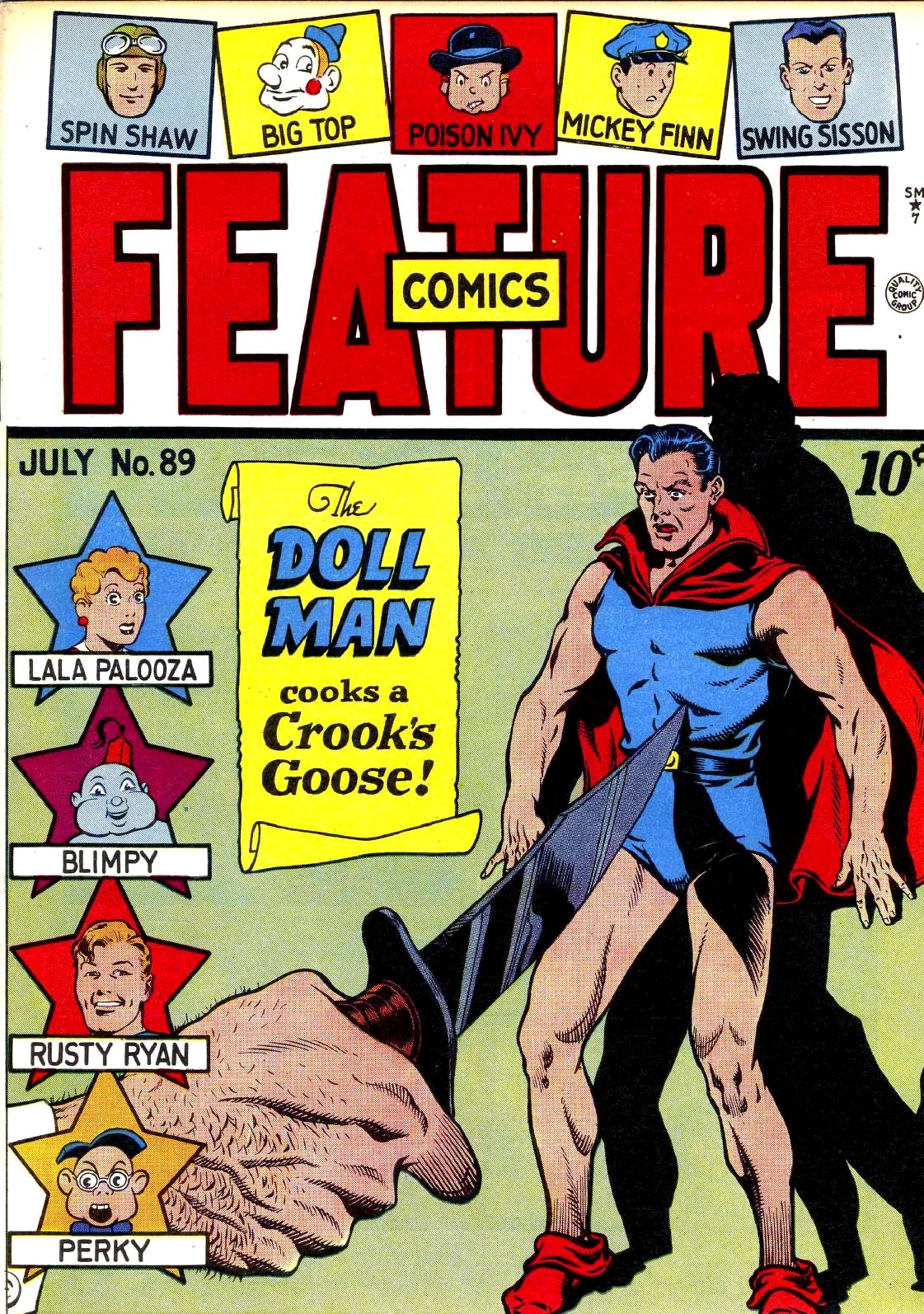 Feature Comics #89 cover