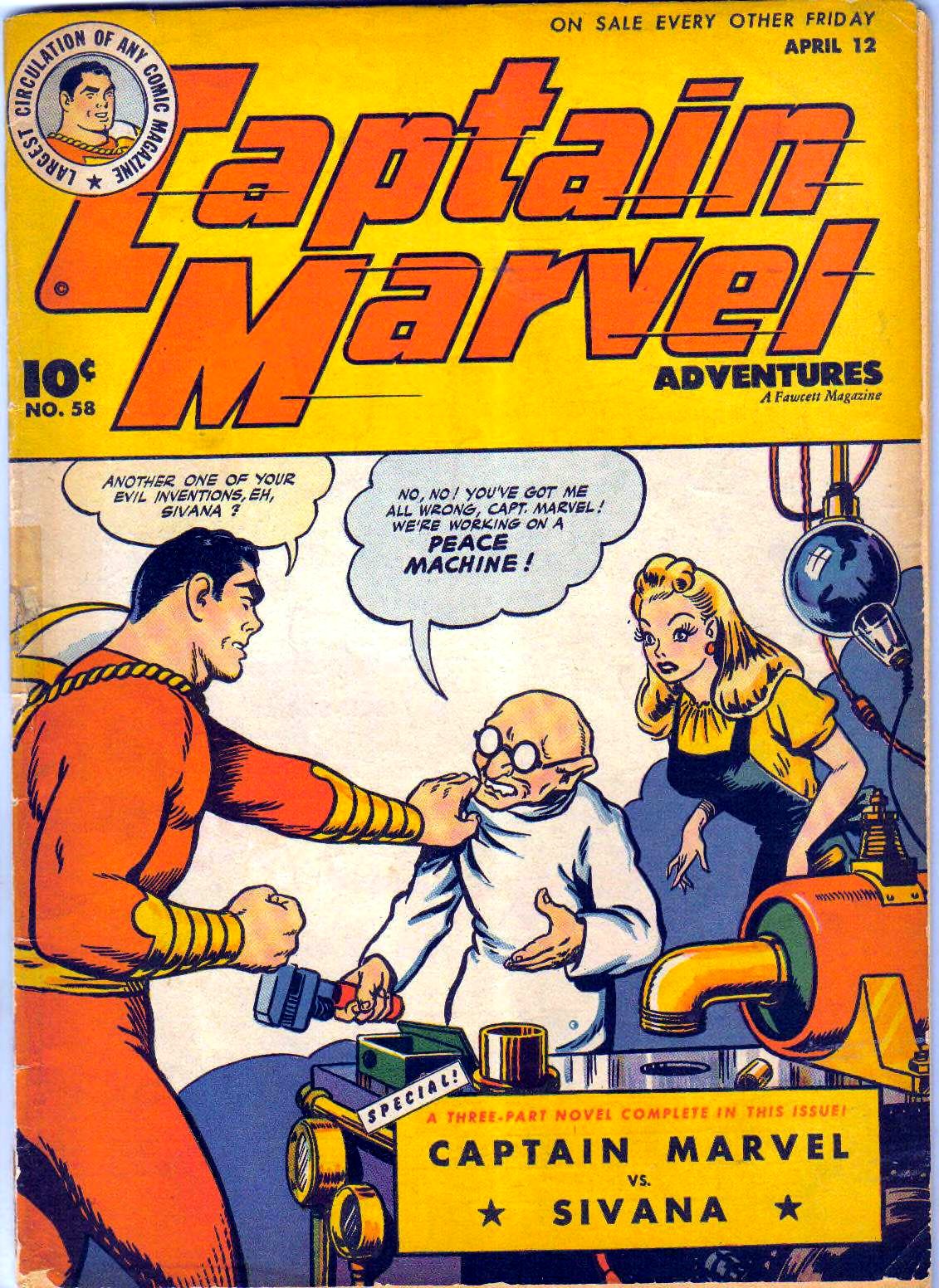 Captain Marvel Adventures #58