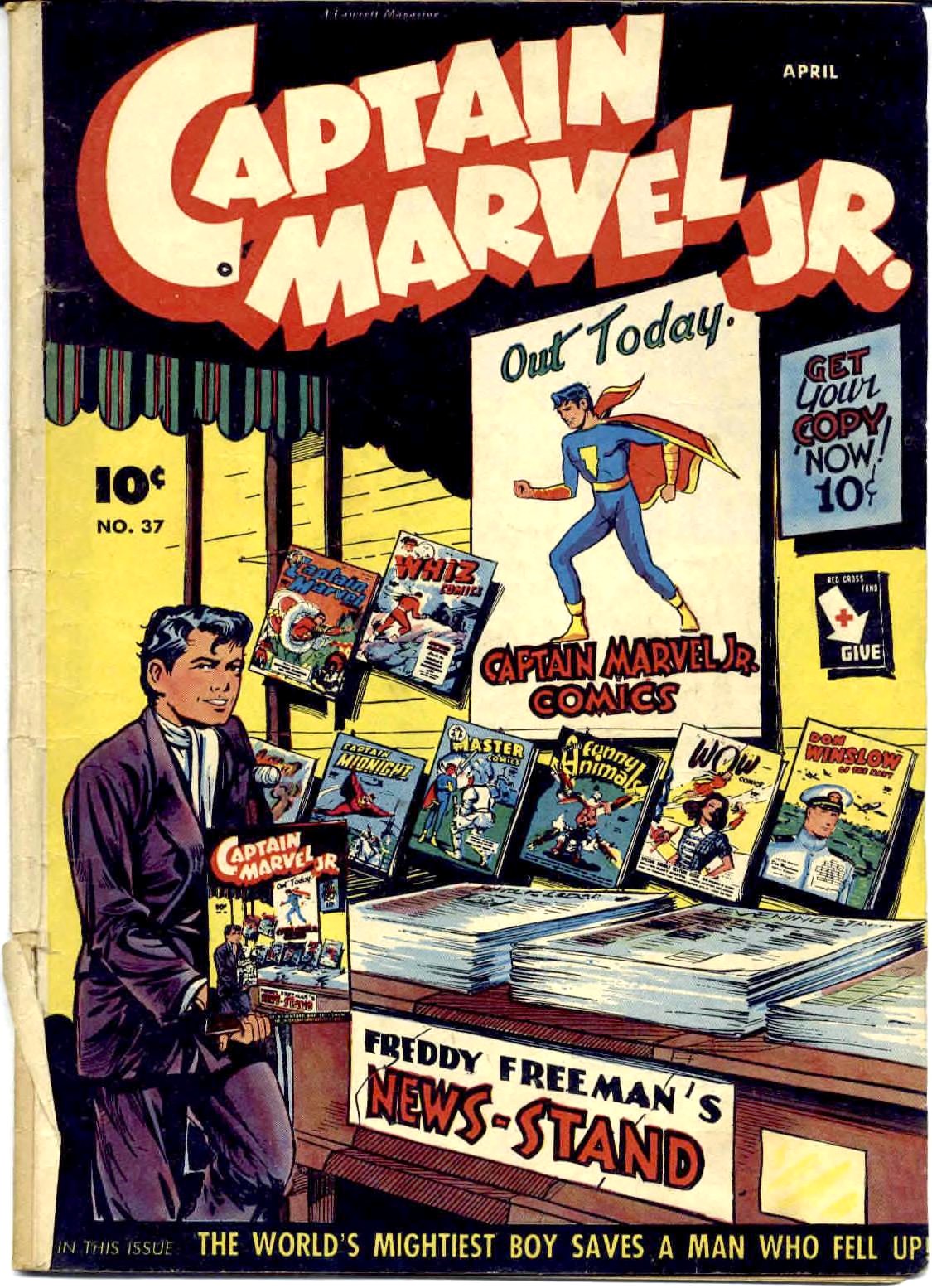 Captain Marvel Jr. #37 cover