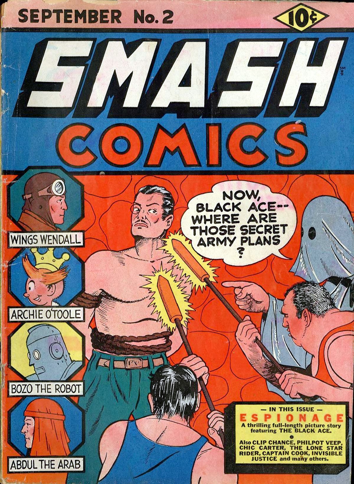 Smash Comics #2 cover