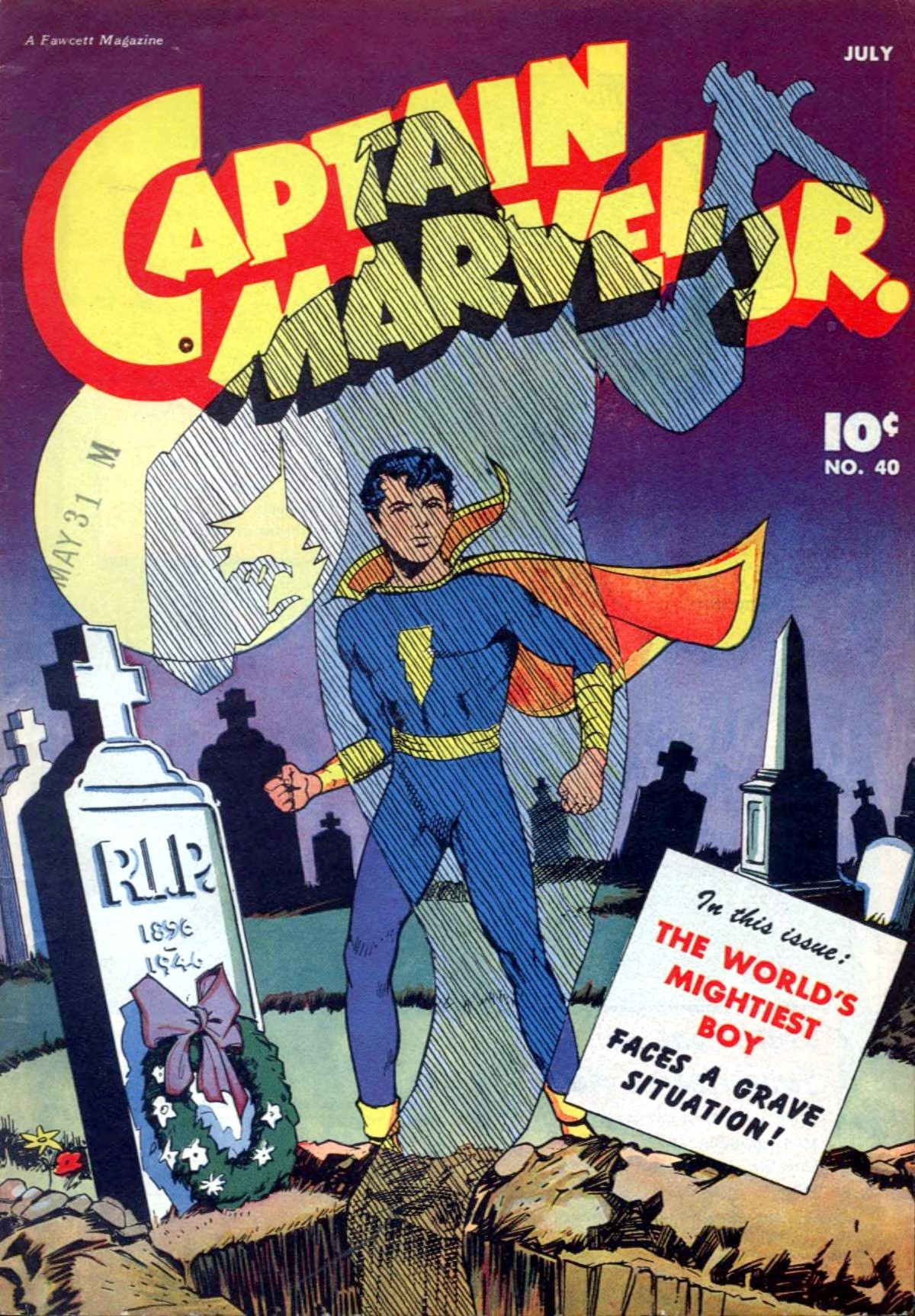 Captain Marvel Jr. #40 cover