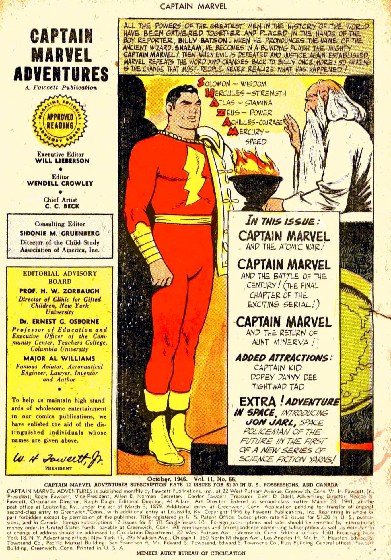 Captain Marvel Adventures #66