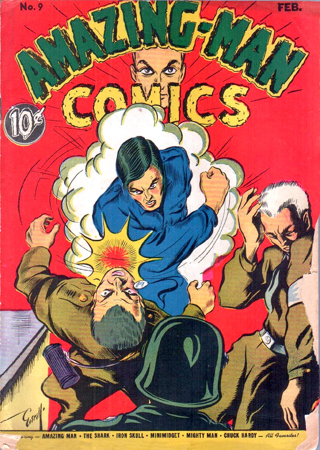 Amazing Man Comics #9