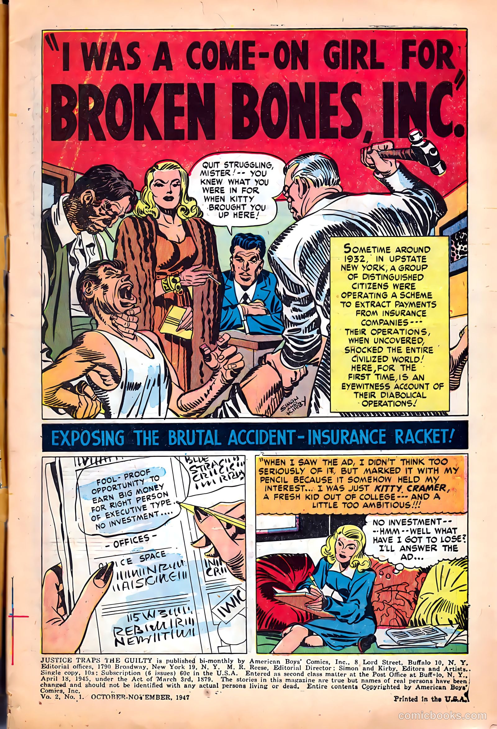 Justice Traps the Guilty #1 (1947) — page 3 of 52