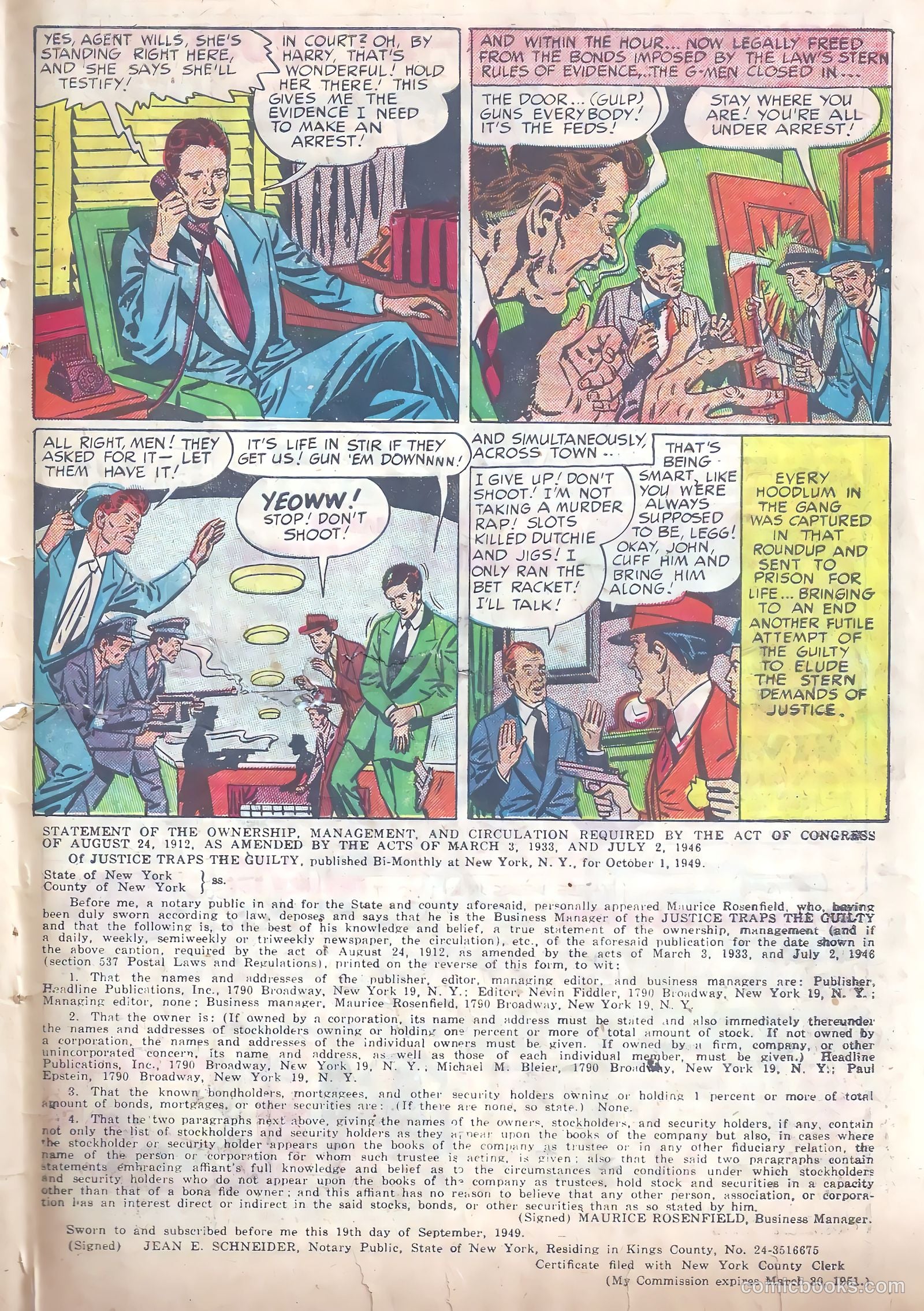 Justice Traps the Guilty #15 (1950) — page 39 of 52