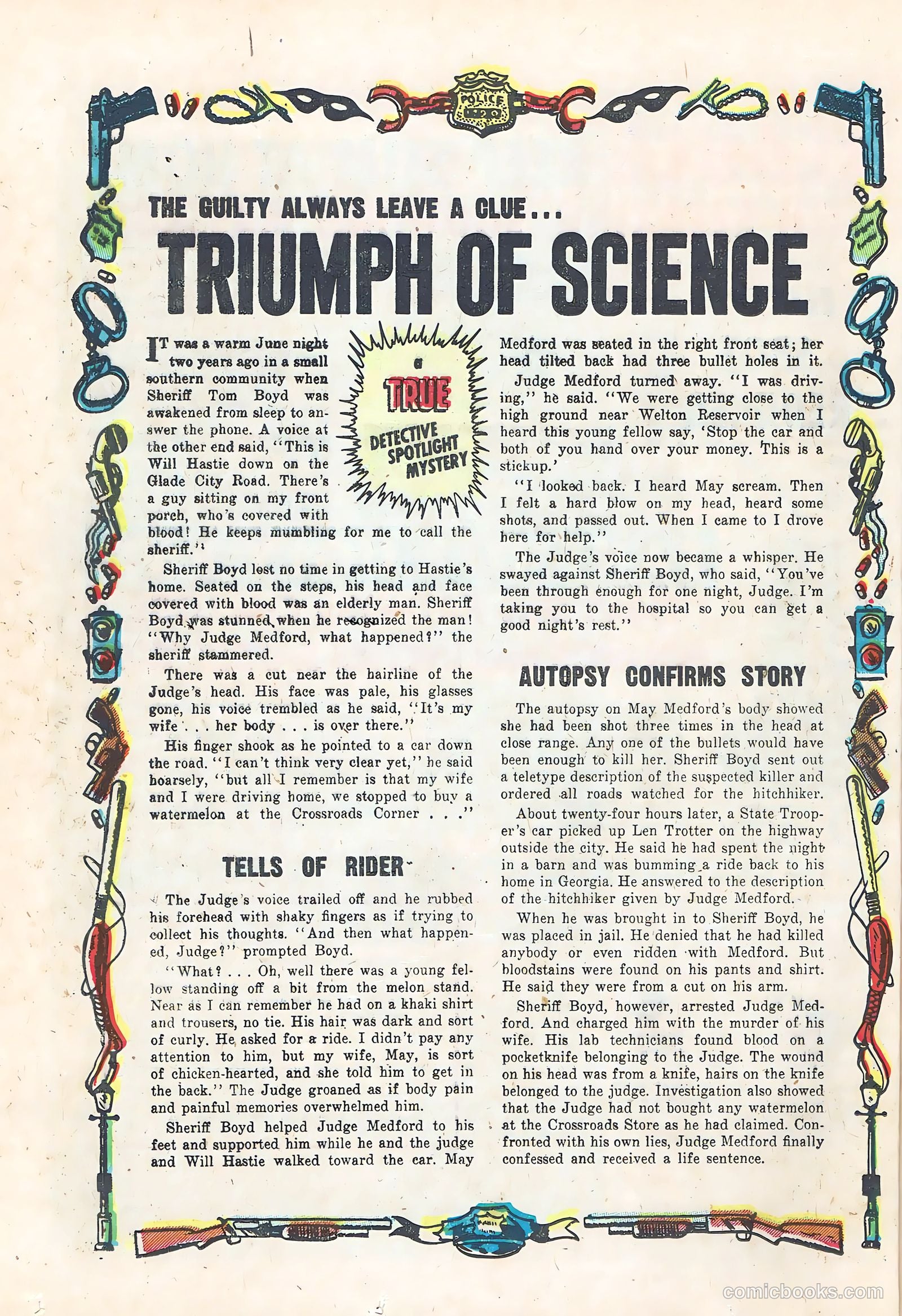 Justice Traps the Guilty #28 (1951) — page 32 of 44