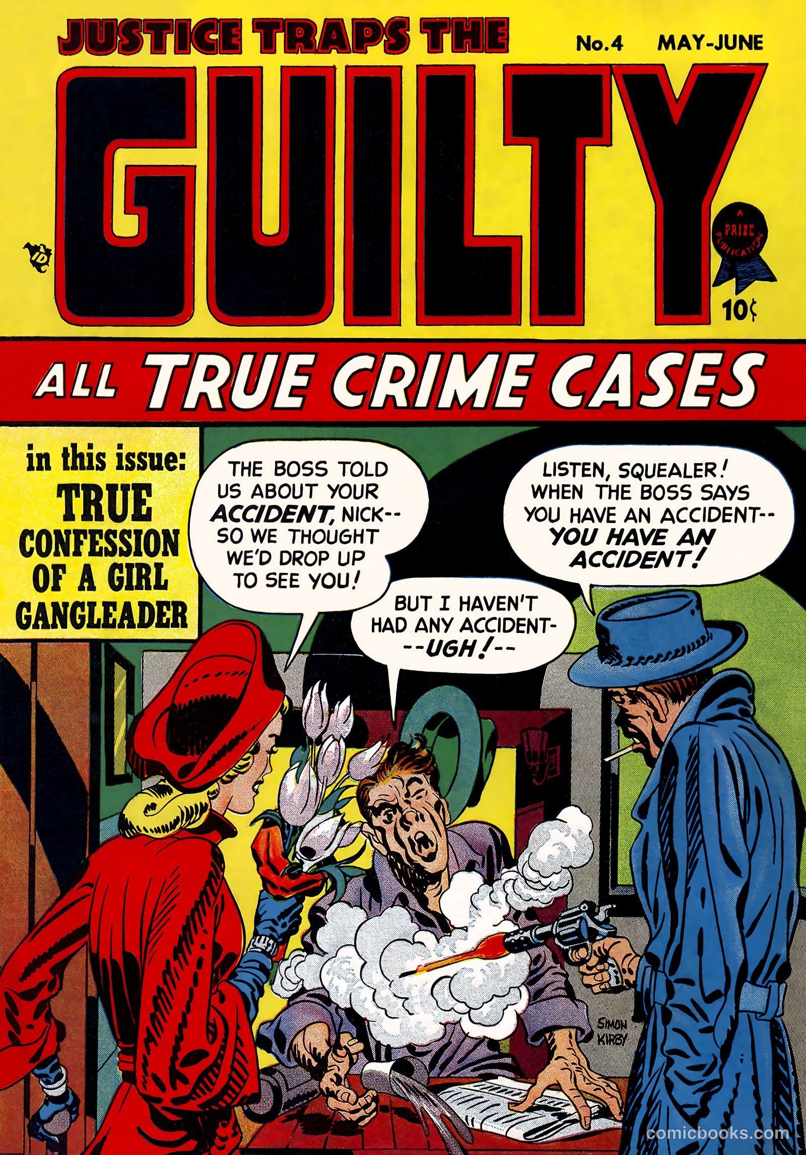 Justice Traps the Guilty #4 cover