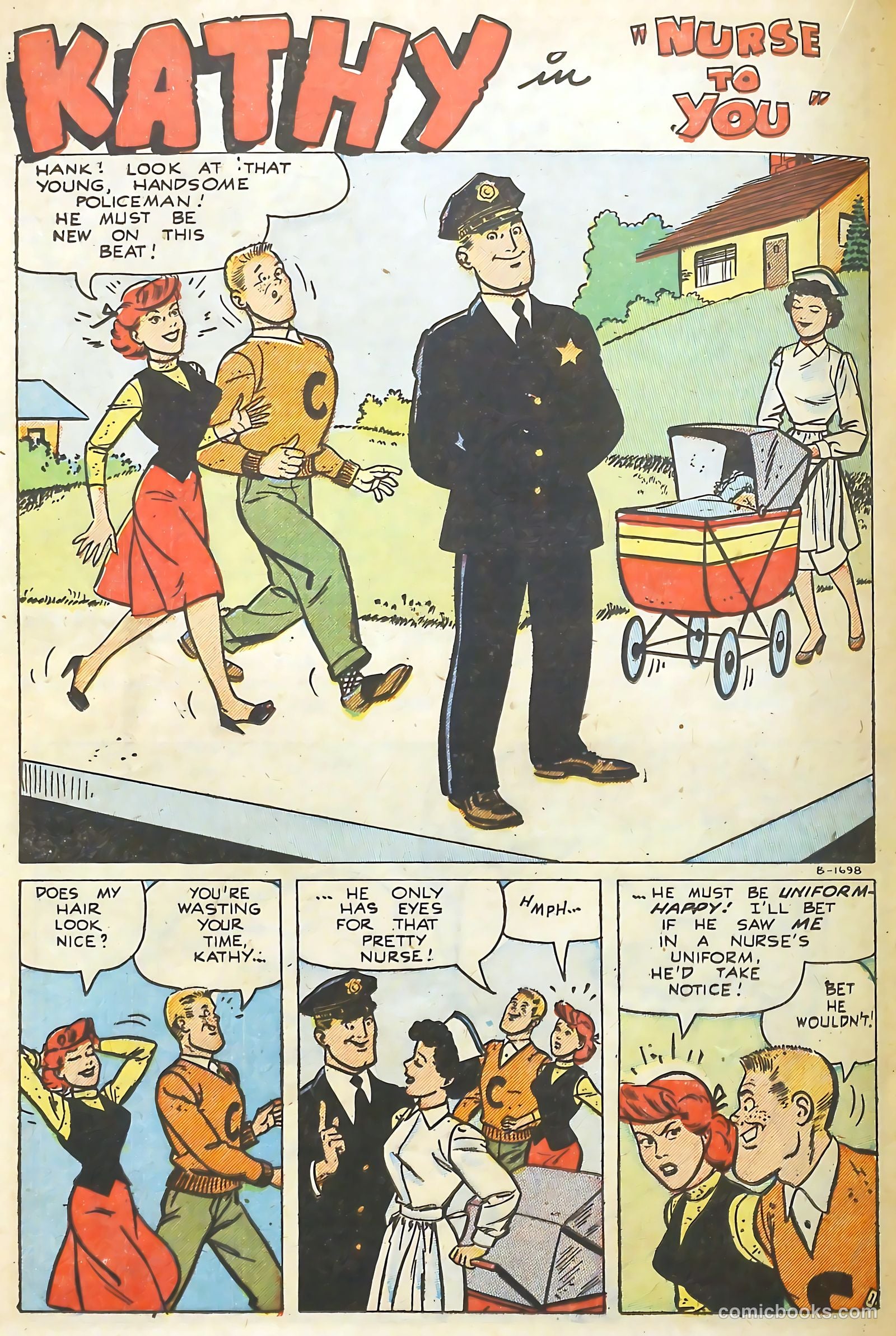 Kathy #16 (1953, Visual Editions, Inc.) — page 20 of 36