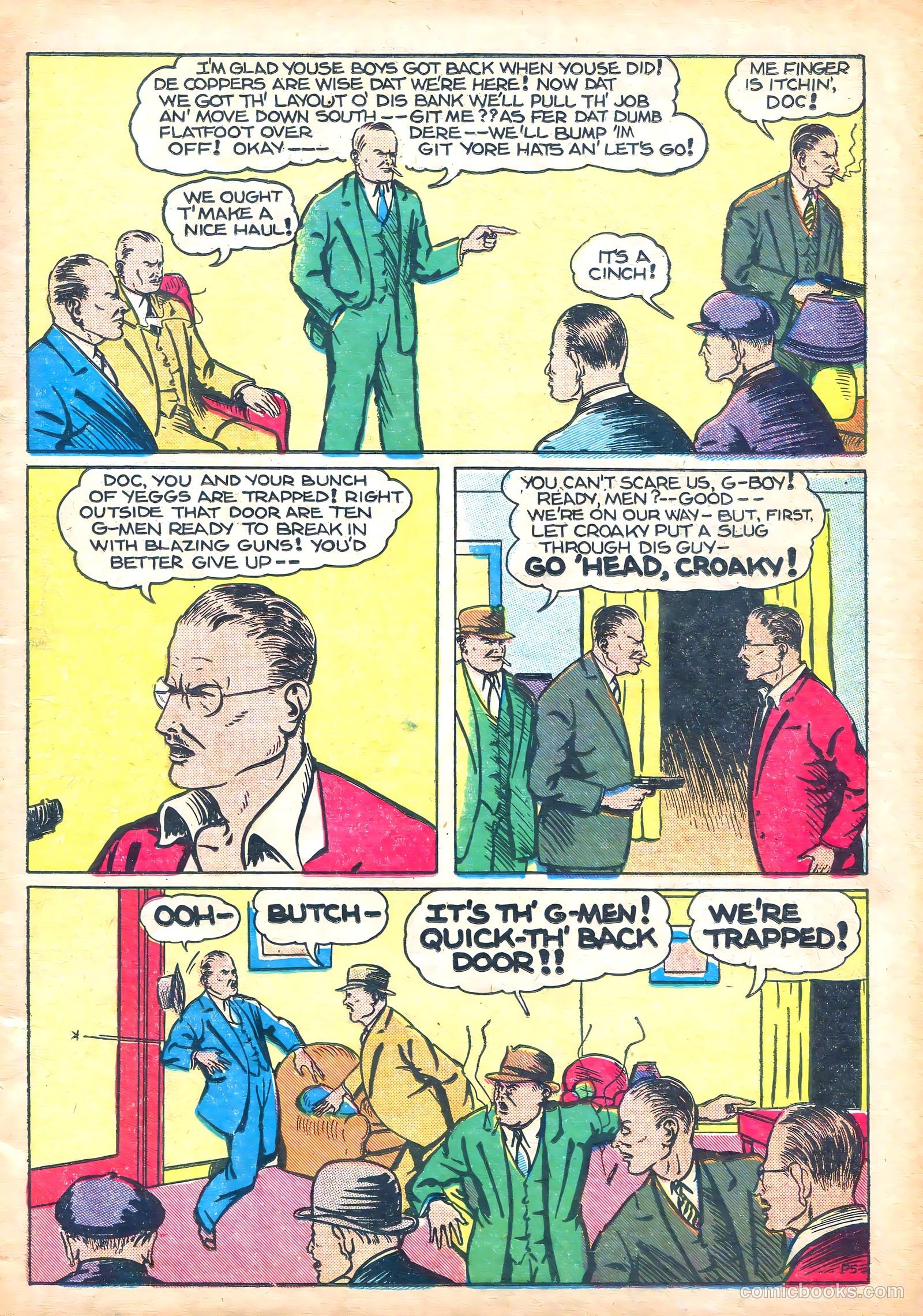 Keen Detective Funnies #1 (1939) — page 7 of 52