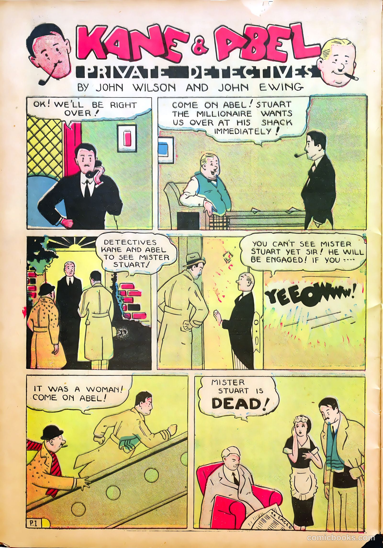 Keen Detective Funnies #10 (1938) — page 16 of 52