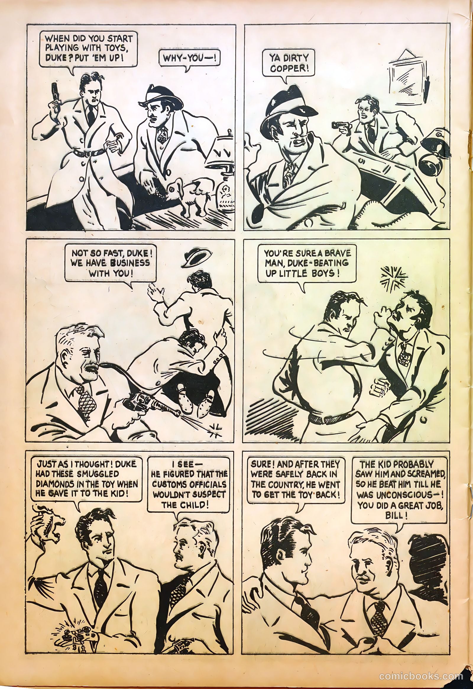 Keen Detective Funnies #10 (1938) — page 36 of 52