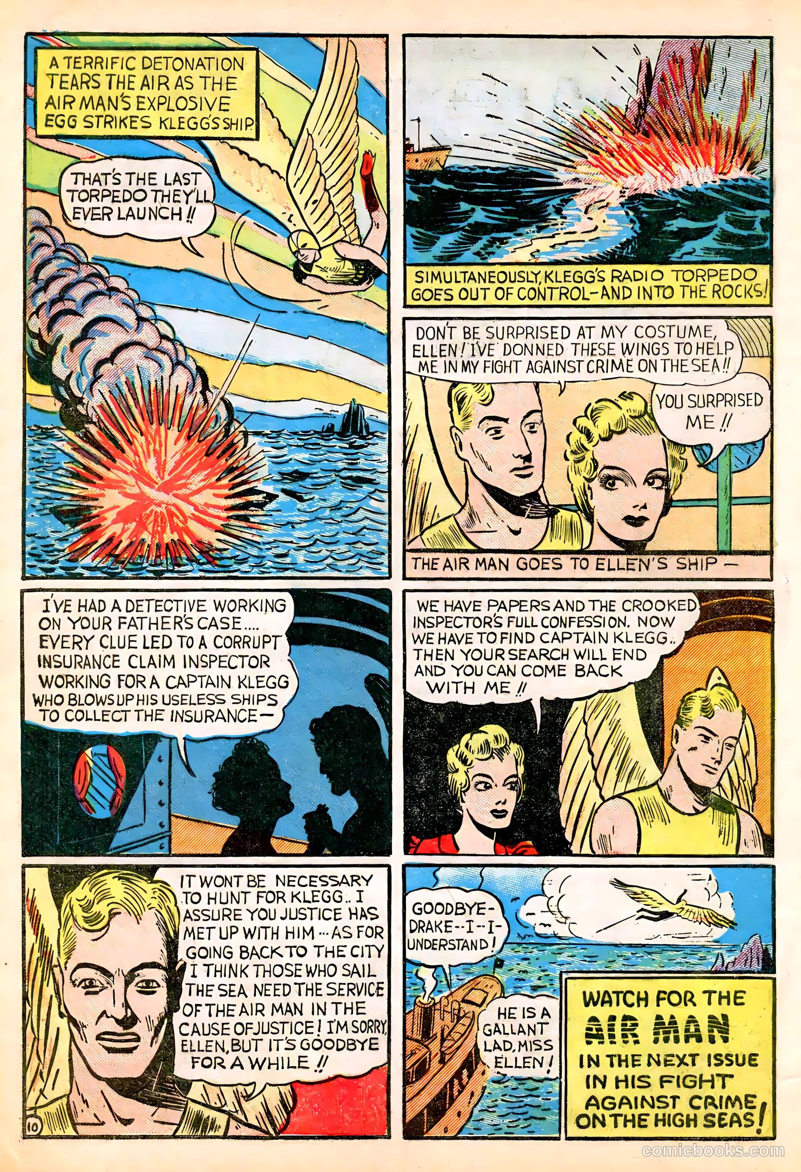 Keen Detective Funnies #23 (1940) — page 9 of 61