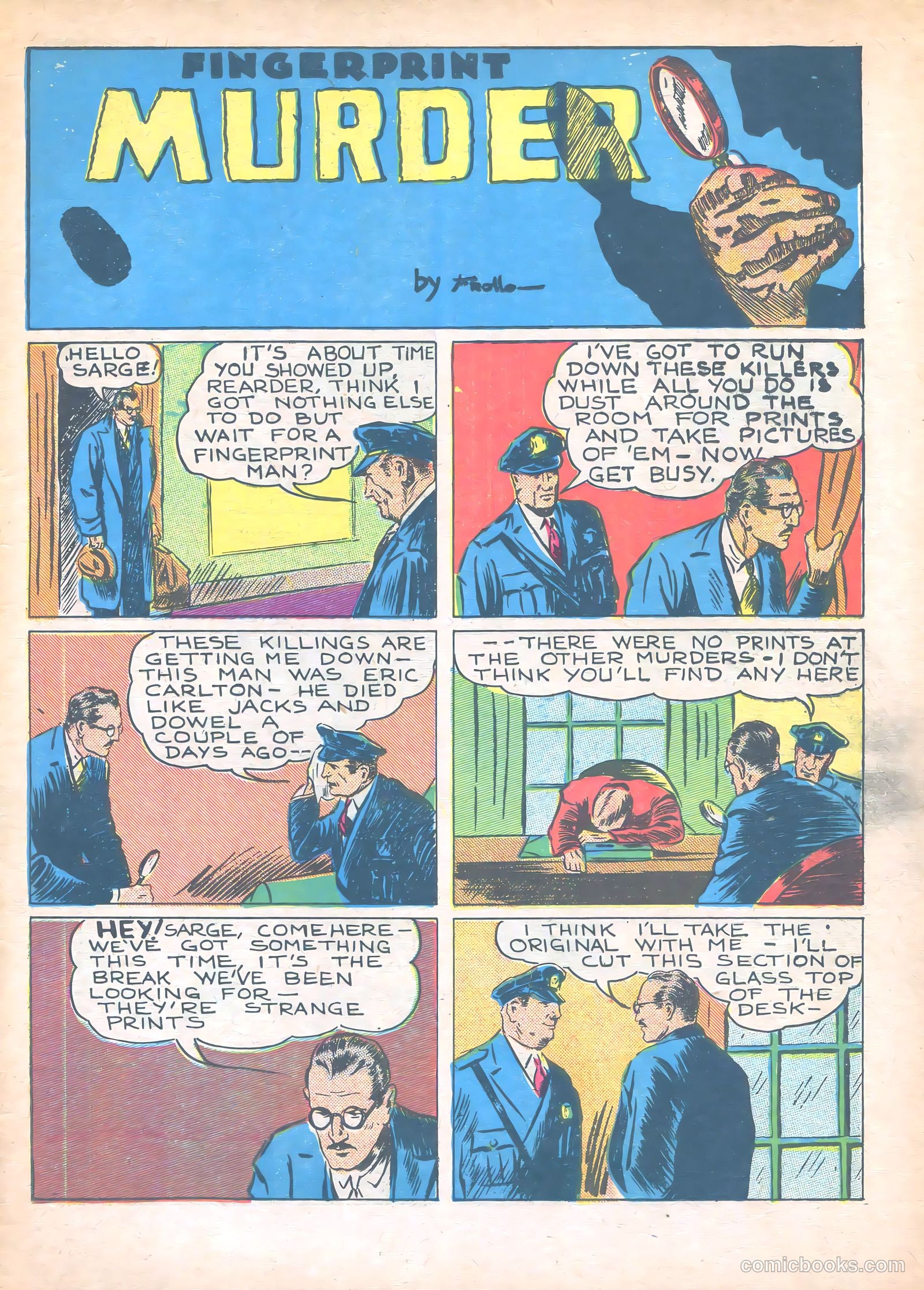 Keen Detective Funnies #8 (1939) — page 3 of 68