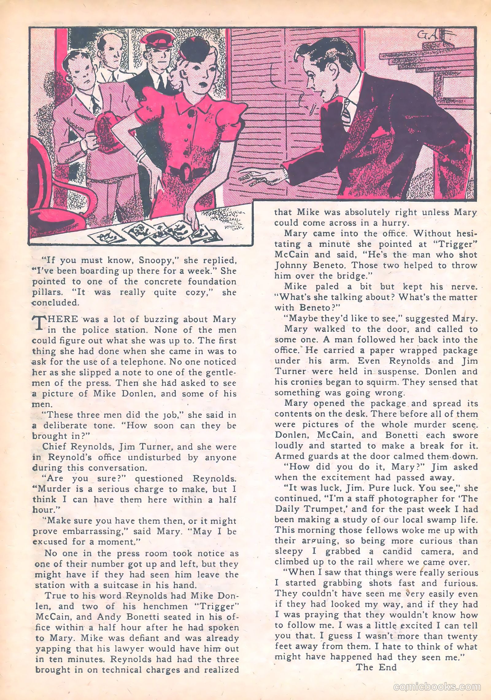 Keen Detective Funnies #8 (1939) — page 38 of 68