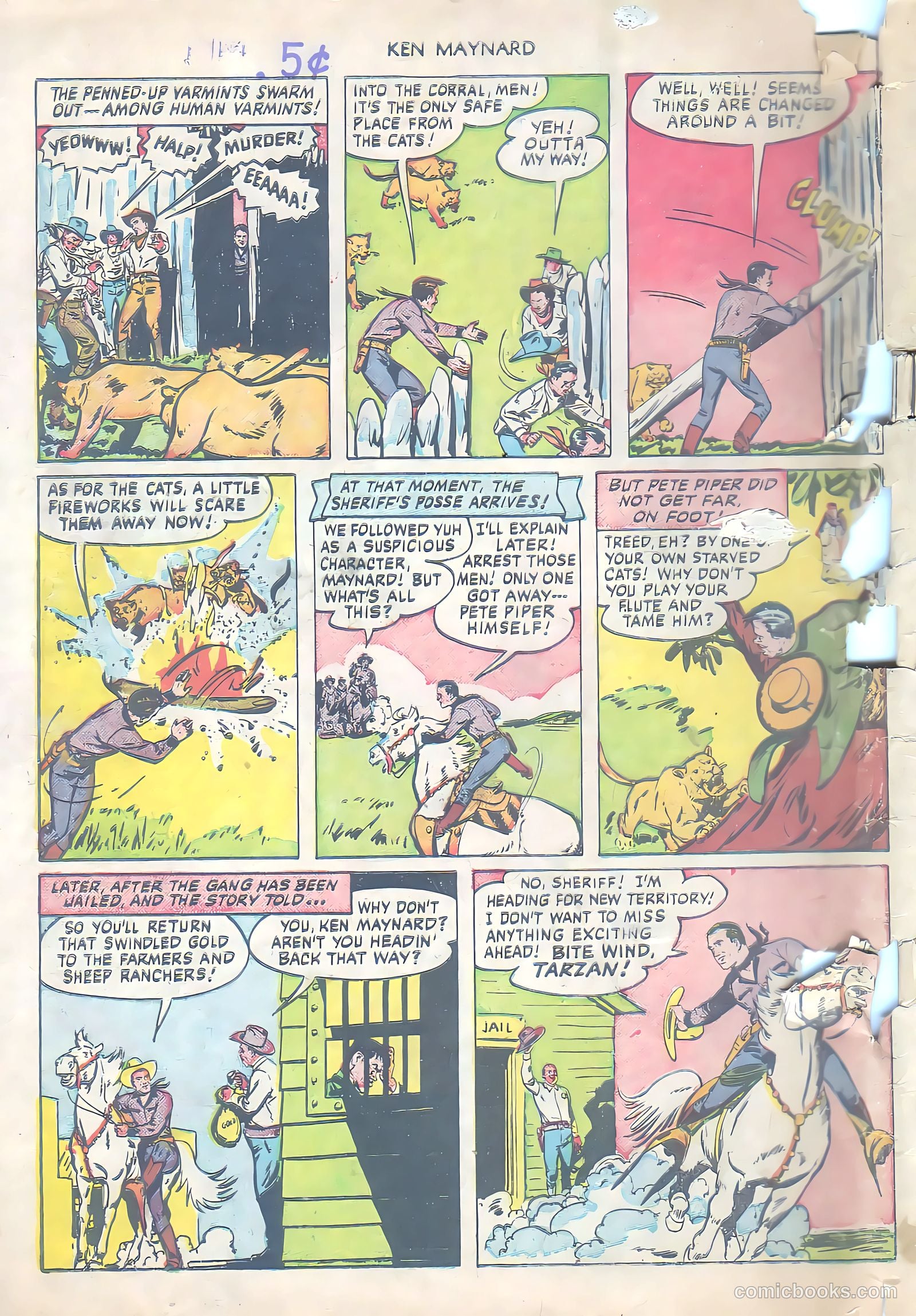 Ken Maynard #3 (1951) — page 32 of 32