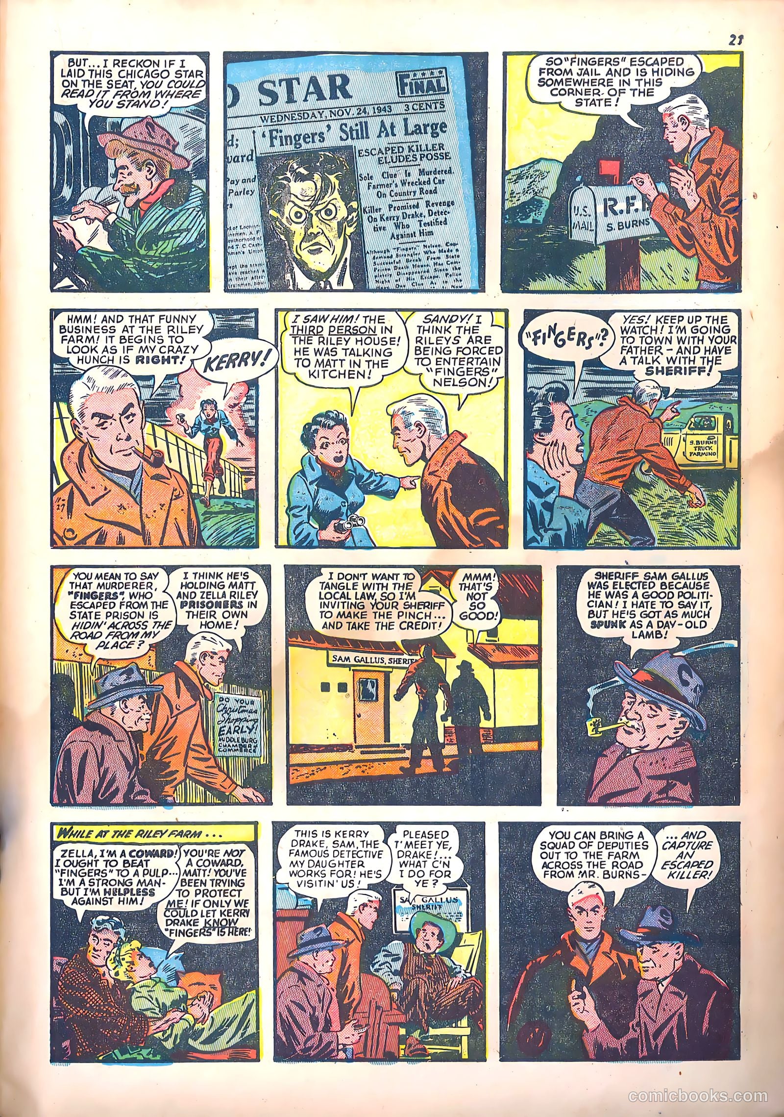 Kerry Drake #1 (1943) — page 21 of 52