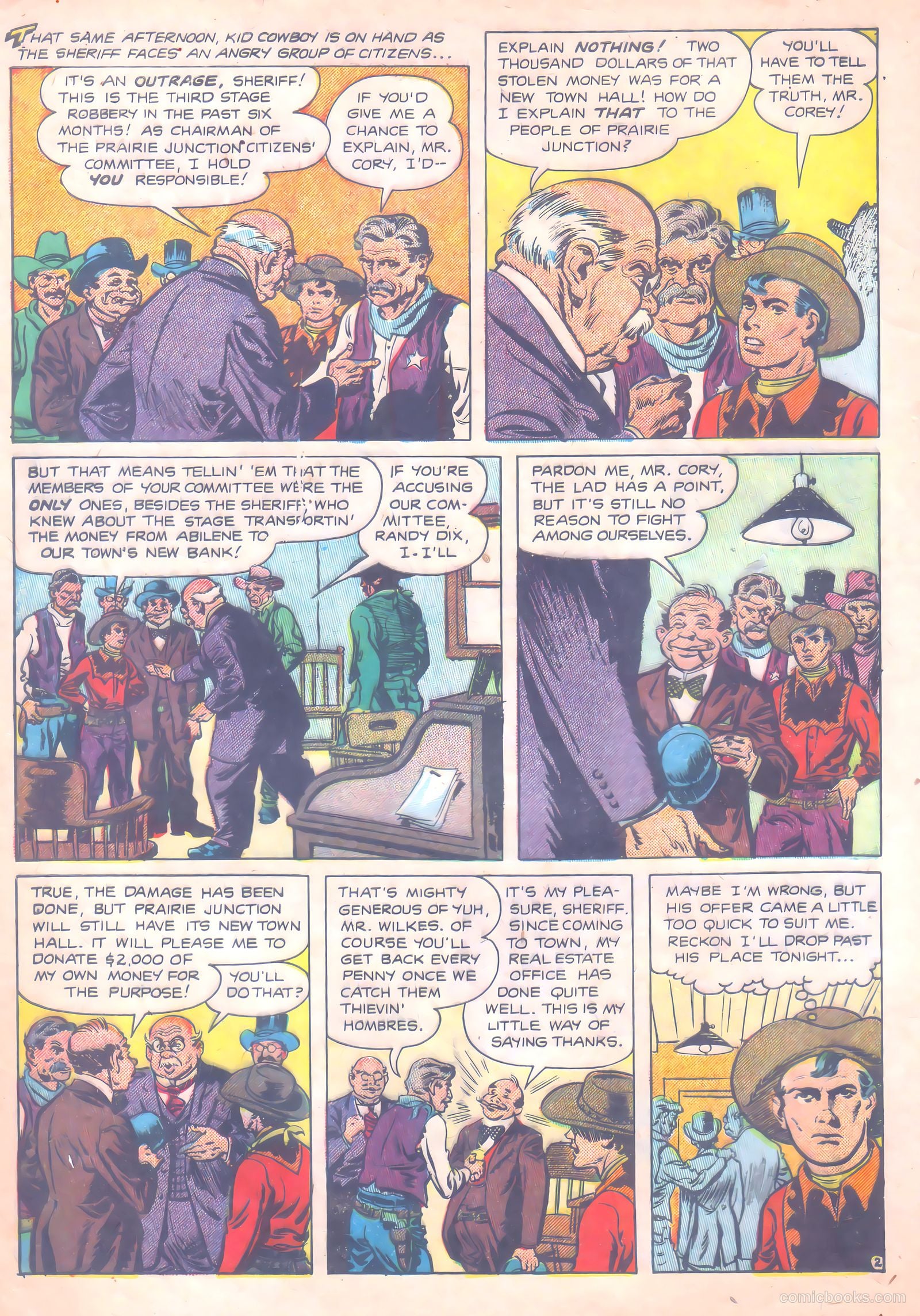 Kid Cowboy #8 (1945) — page 3