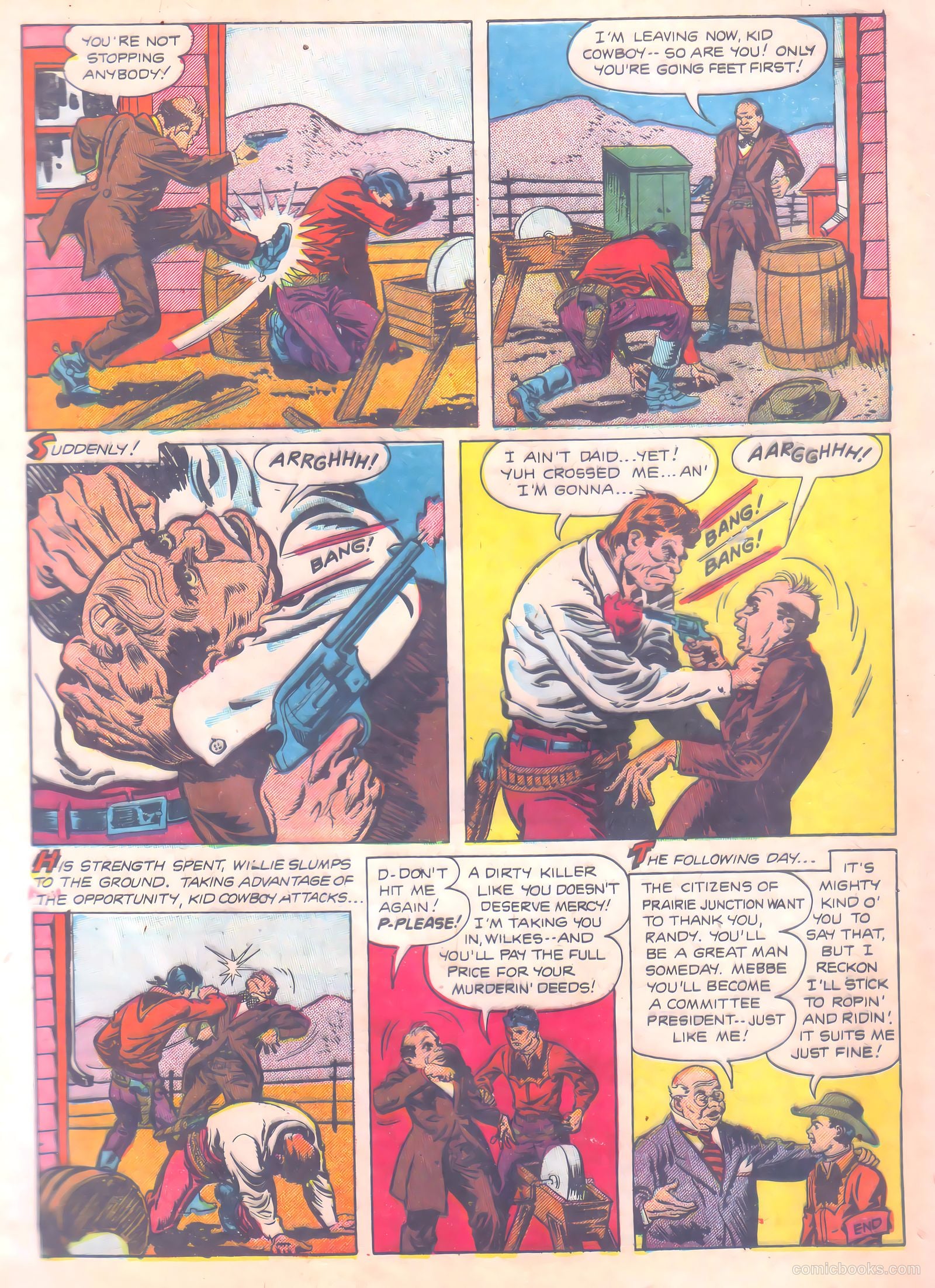 Kid Cowboy #8 (1945) — page 9