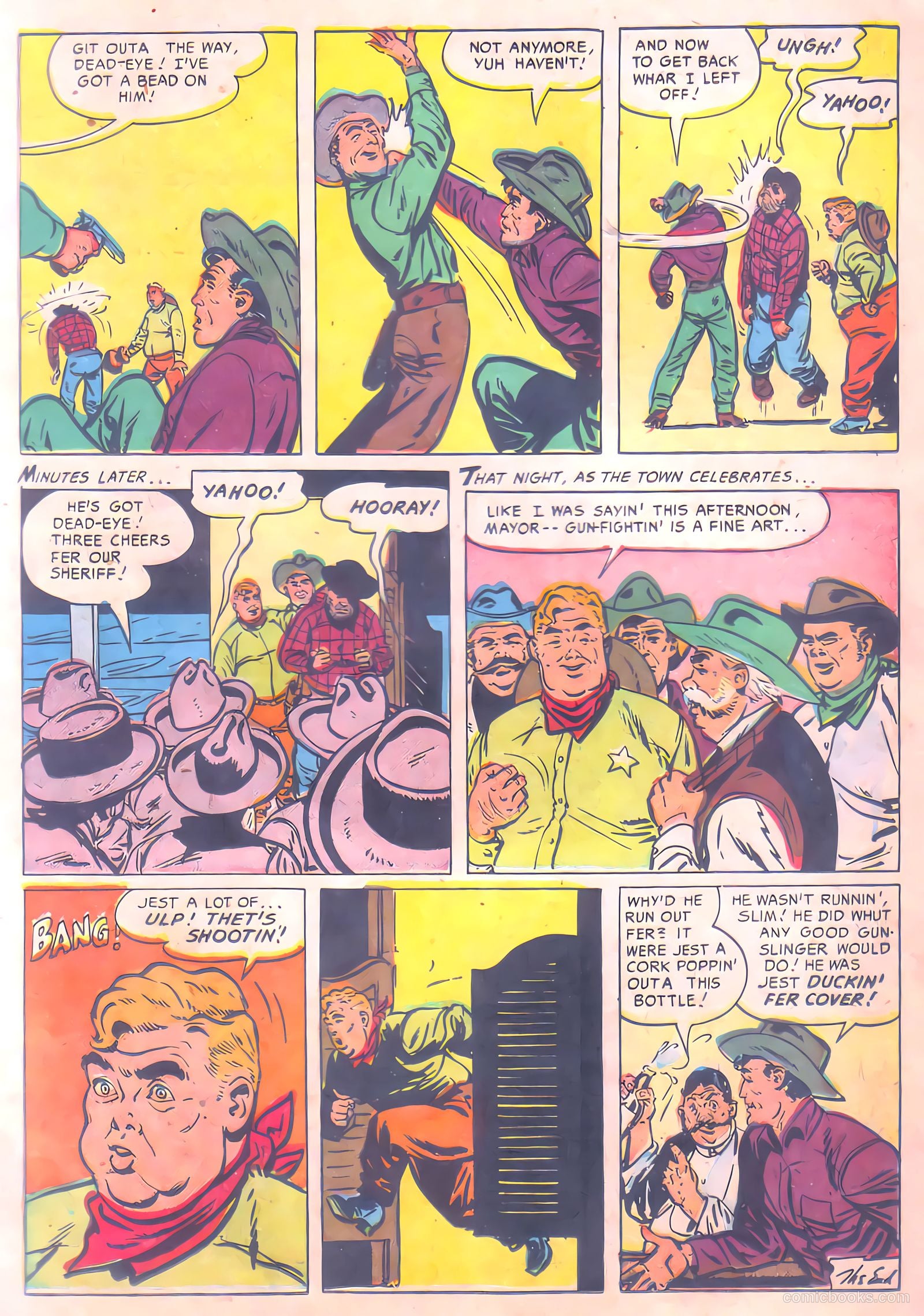 Kid Cowboy #8 (1945) — page 15