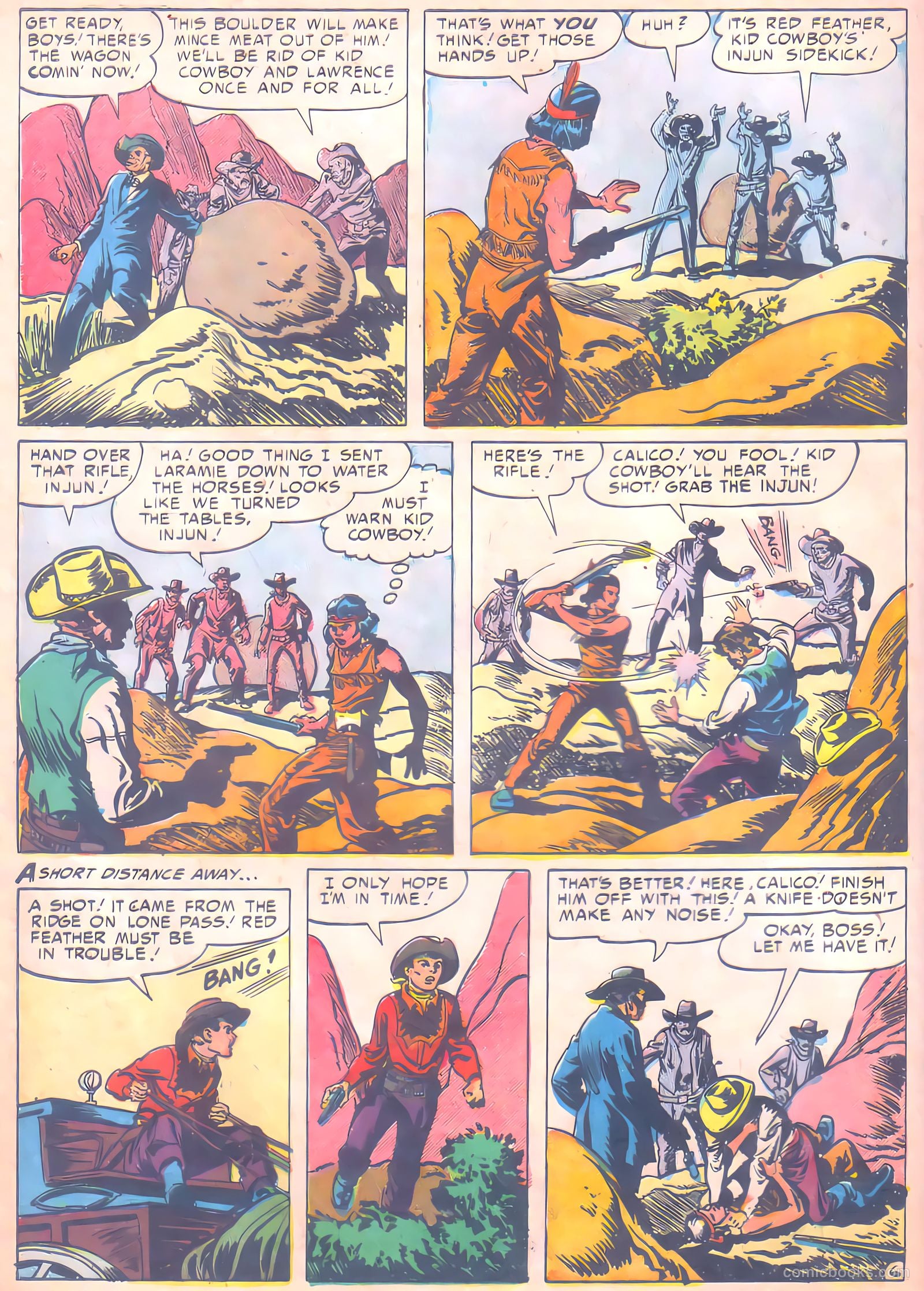 Kid Cowboy #8 (1945) — page 30