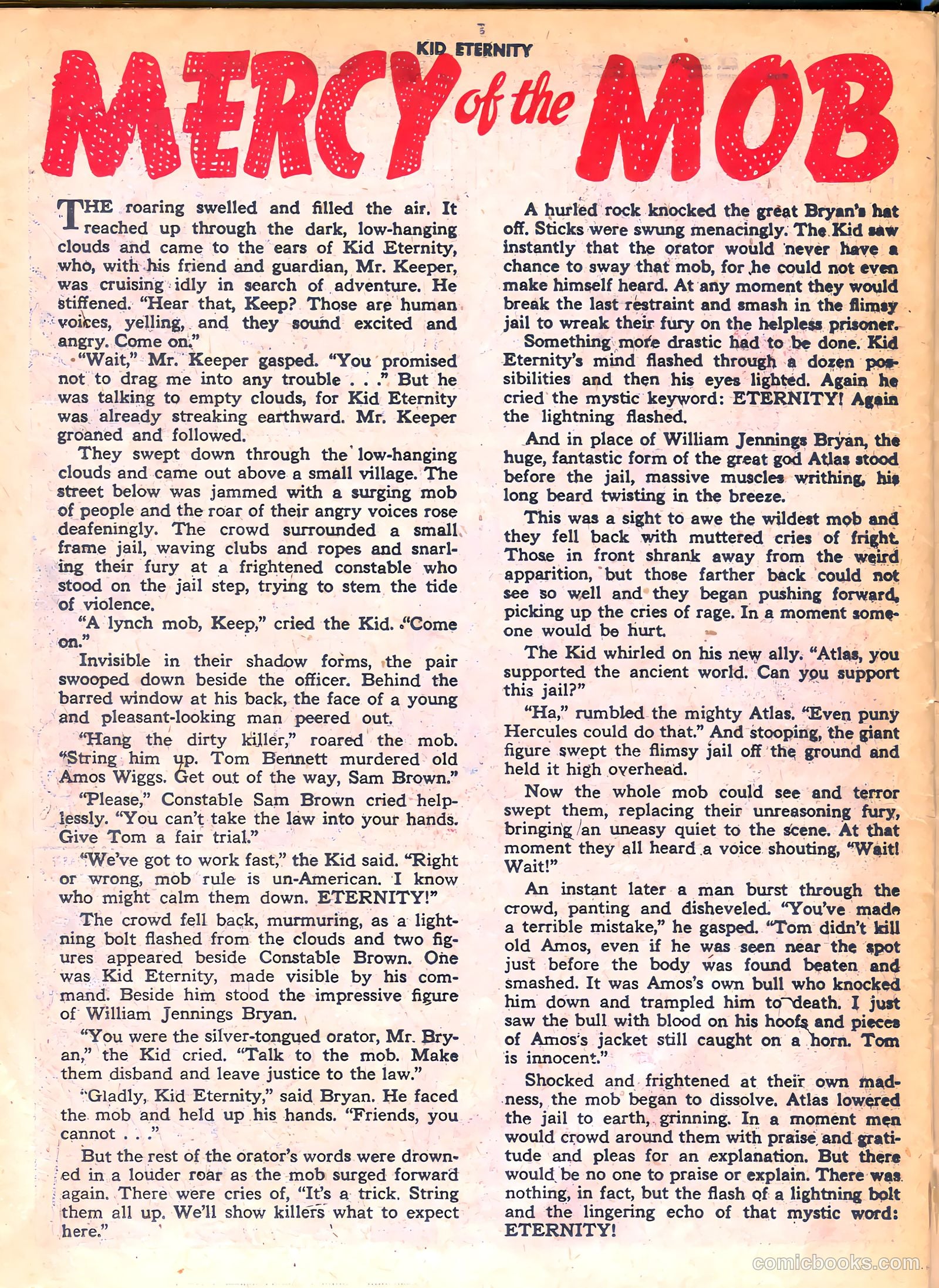 Kid Eternity #17 (1949) — page 22 of 34
