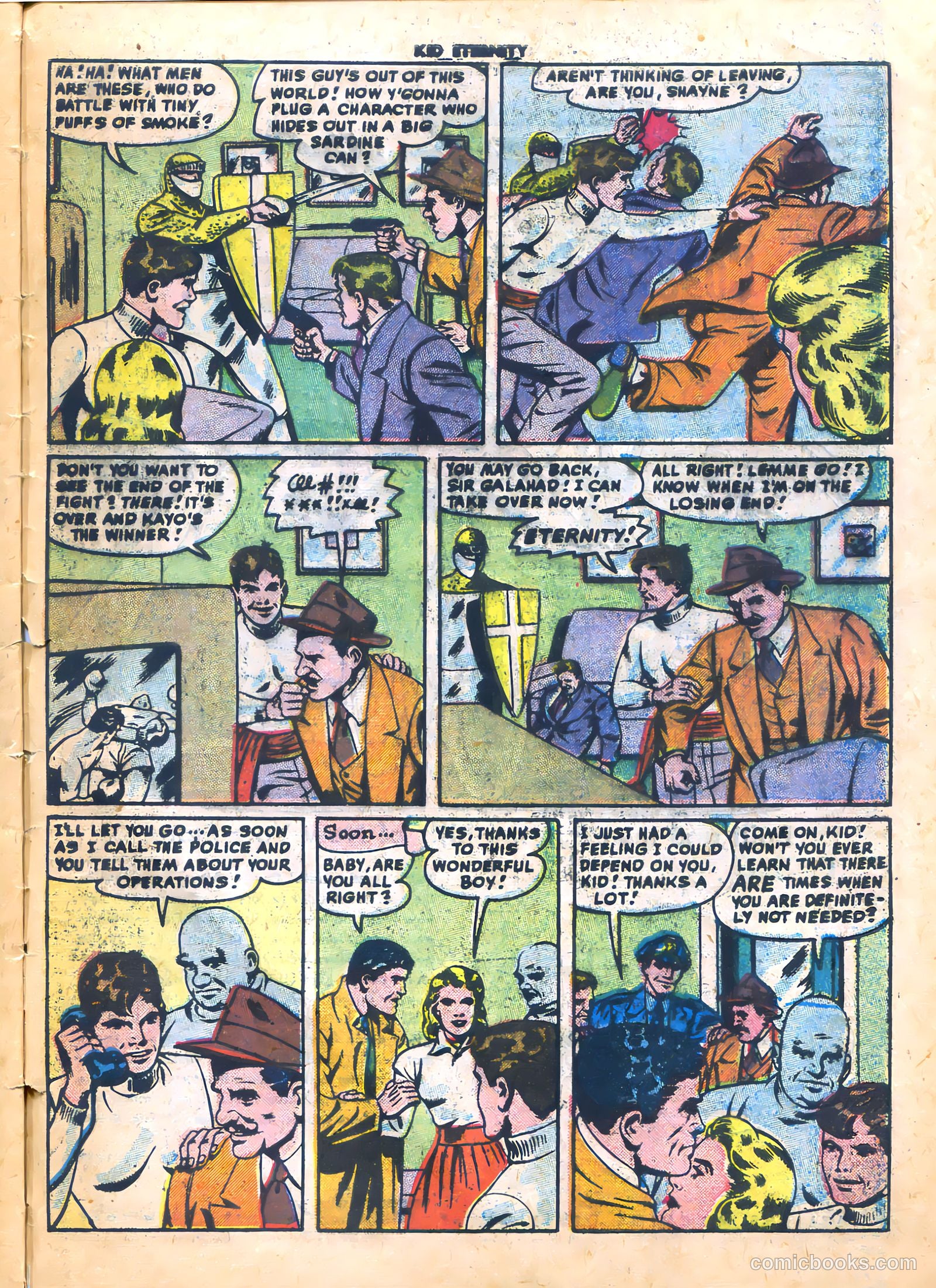 Kid Eternity #17 (1949) — page 33 of 34