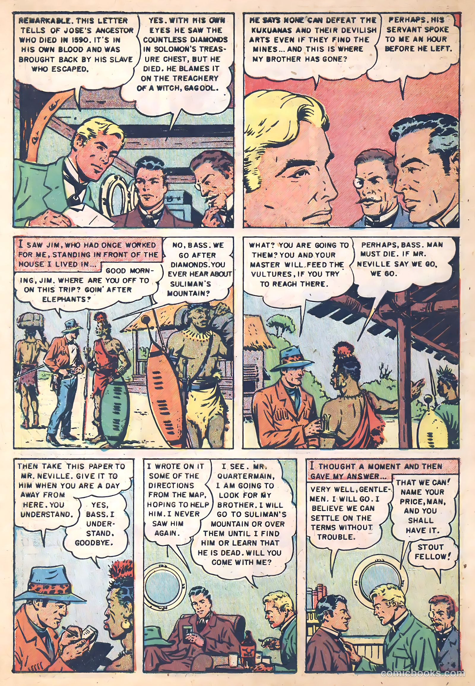 King Solomon's Mines #1 (1951) — page 6 of 34