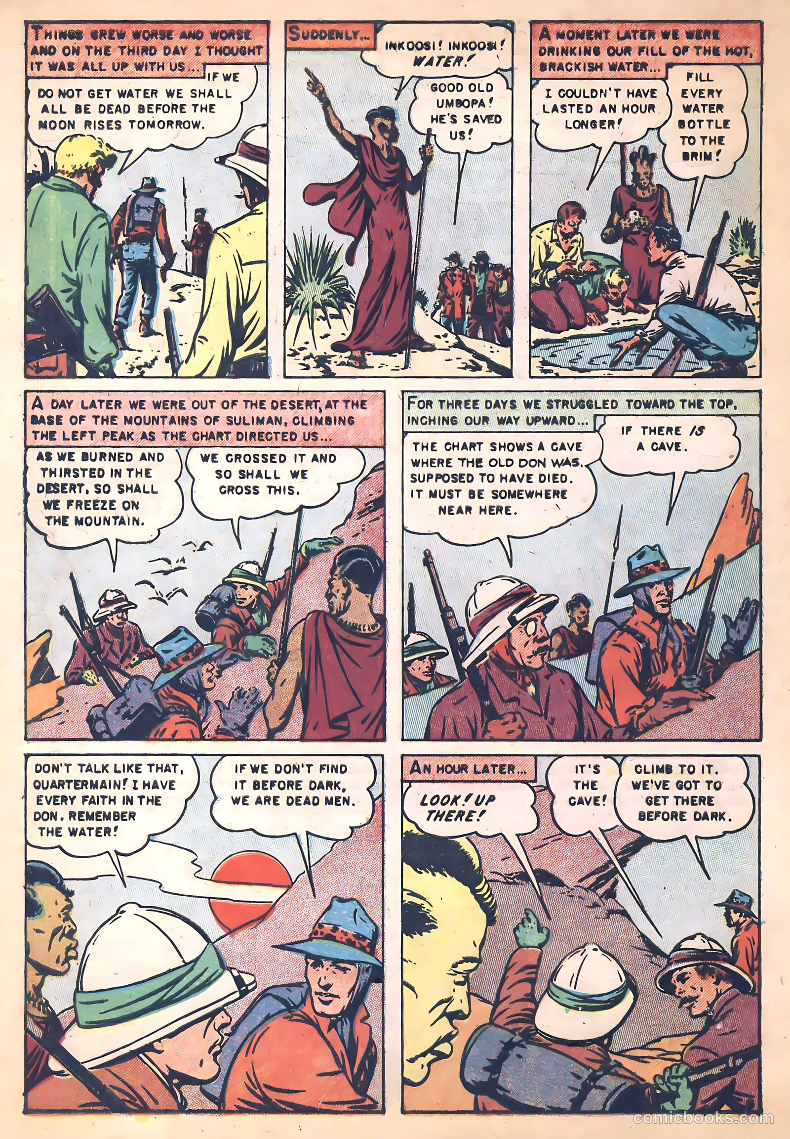 King Solomon's Mines #1 (1951) — page 8 of 34