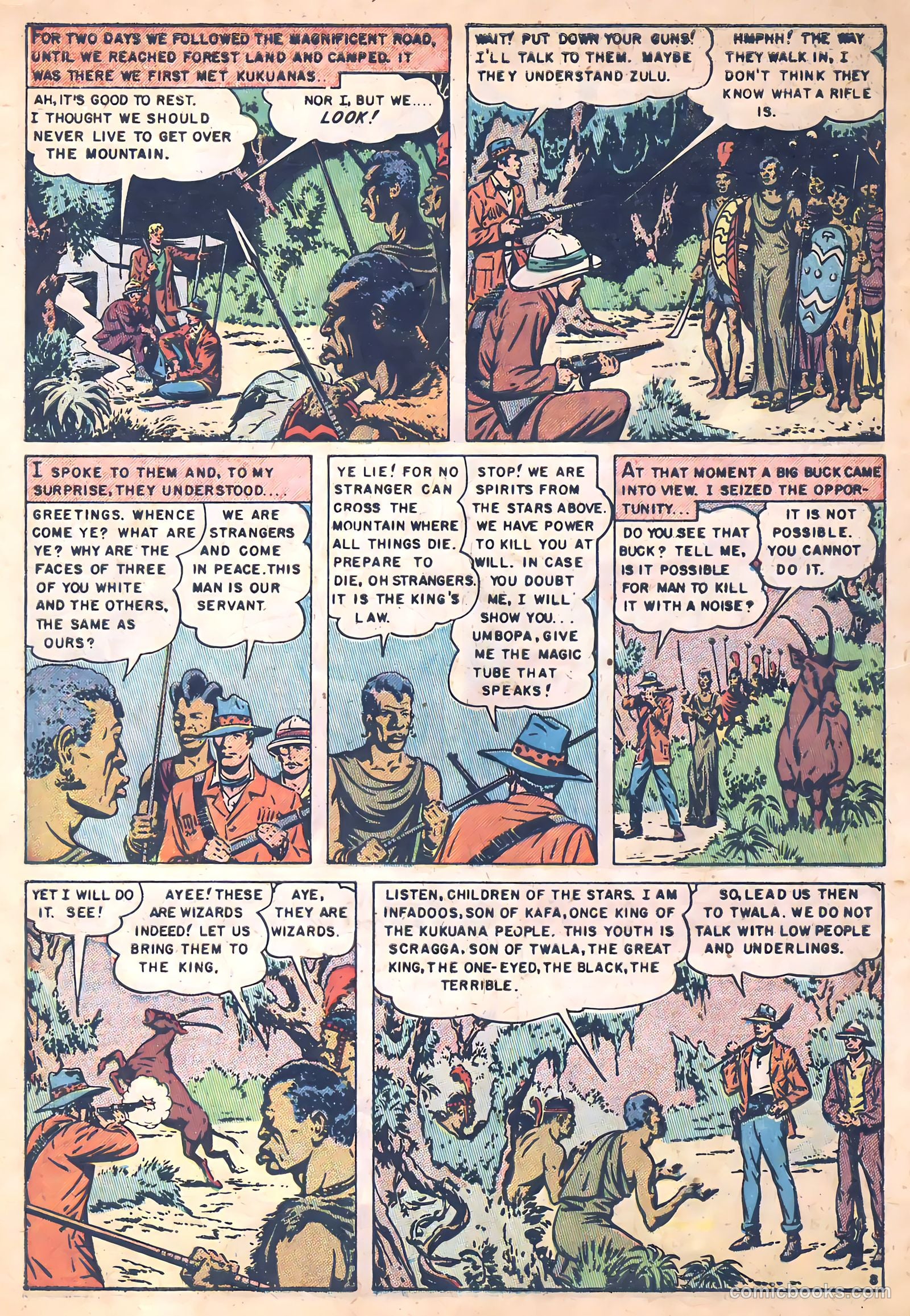 King Solomon's Mines #1 (1951) — page 10 of 34