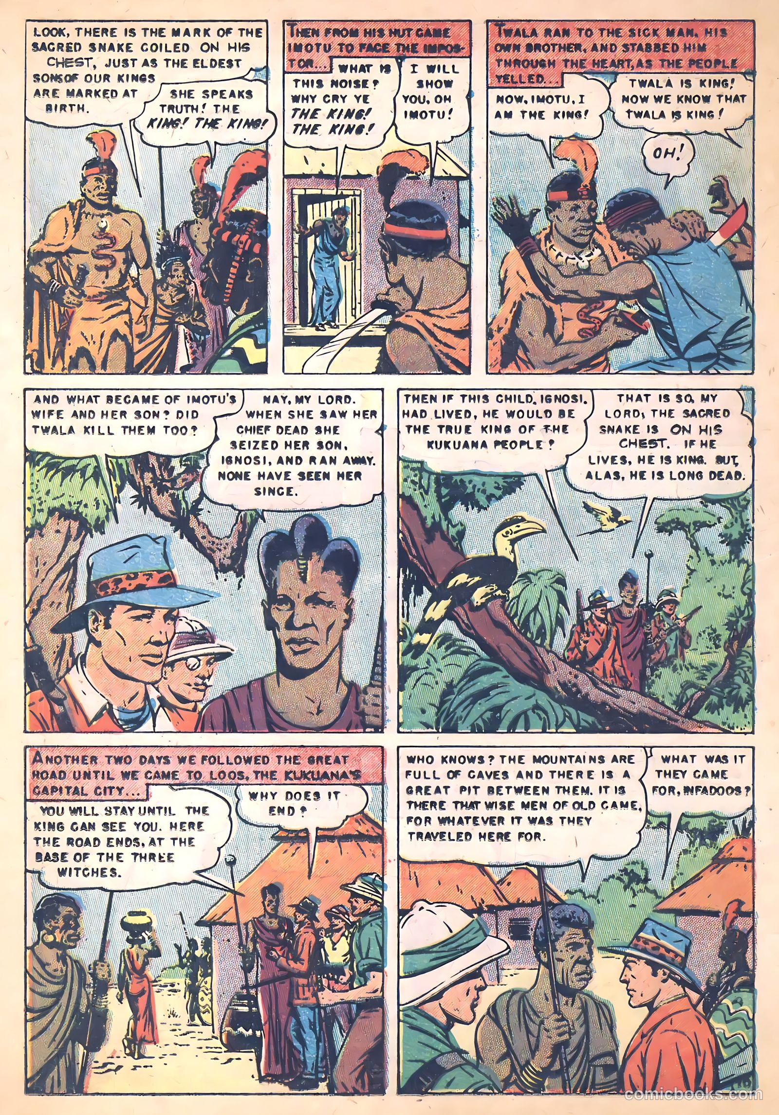 King Solomon's Mines #1 (1951) — page 12 of 34