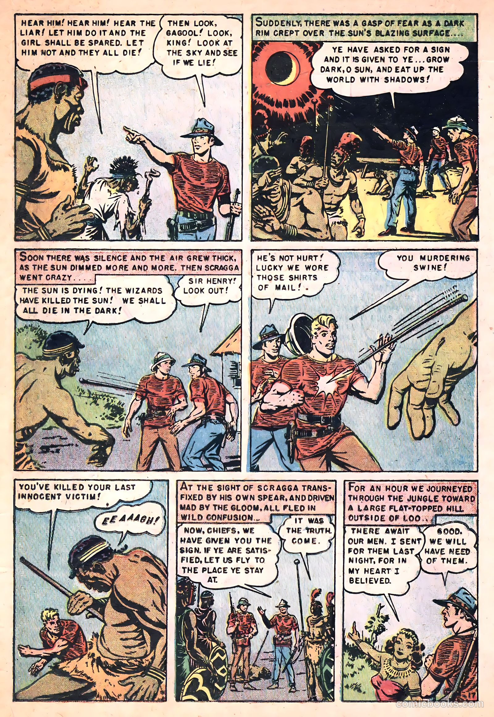 King Solomon's Mines #1 (1951) — page 19 of 34