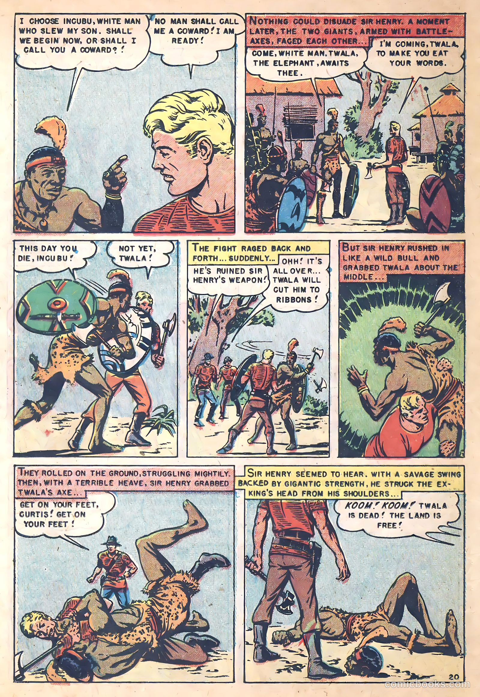 King Solomon's Mines #1 (1951) — page 22 of 34