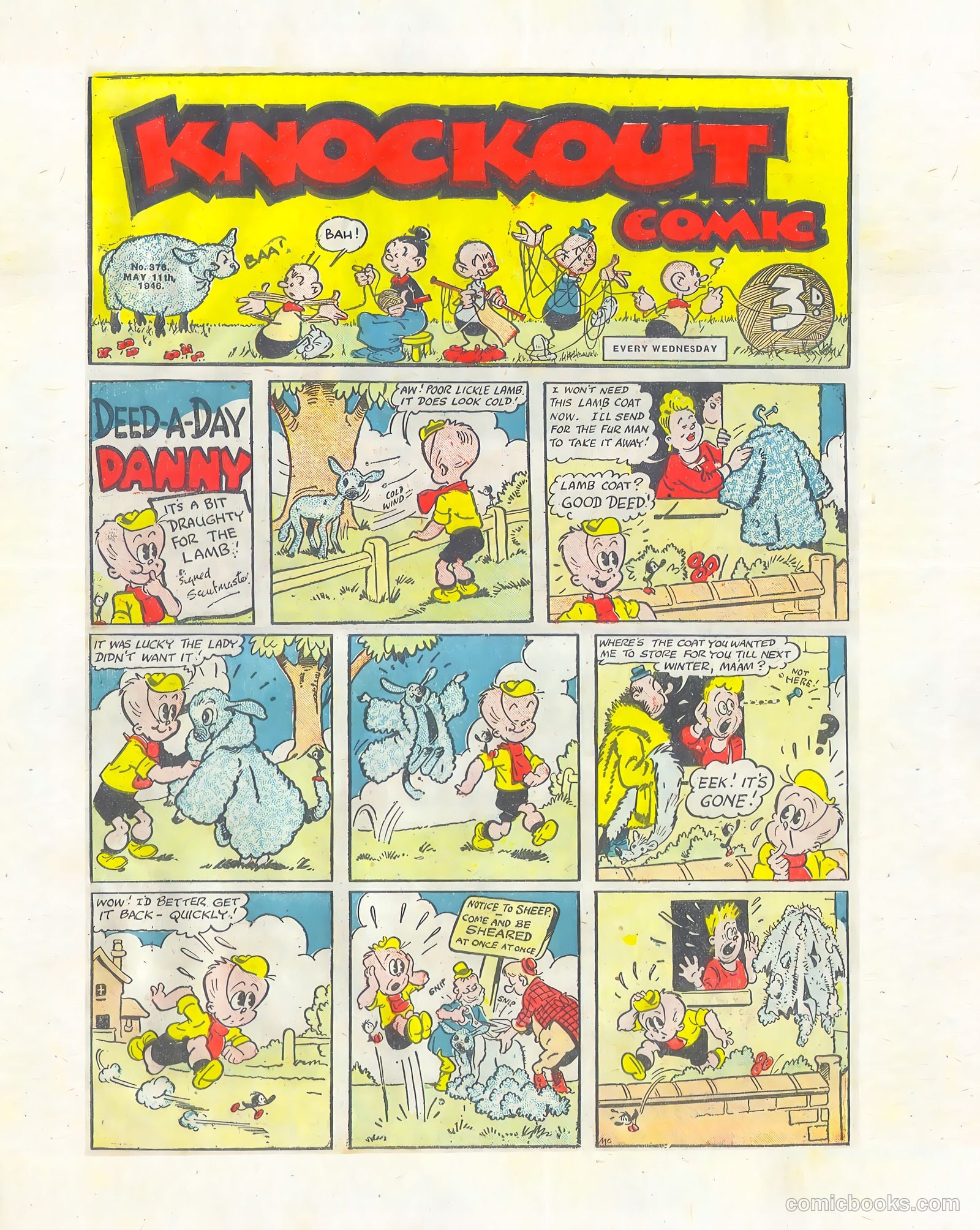 Knockout #376 (1946) — page 1 of 16