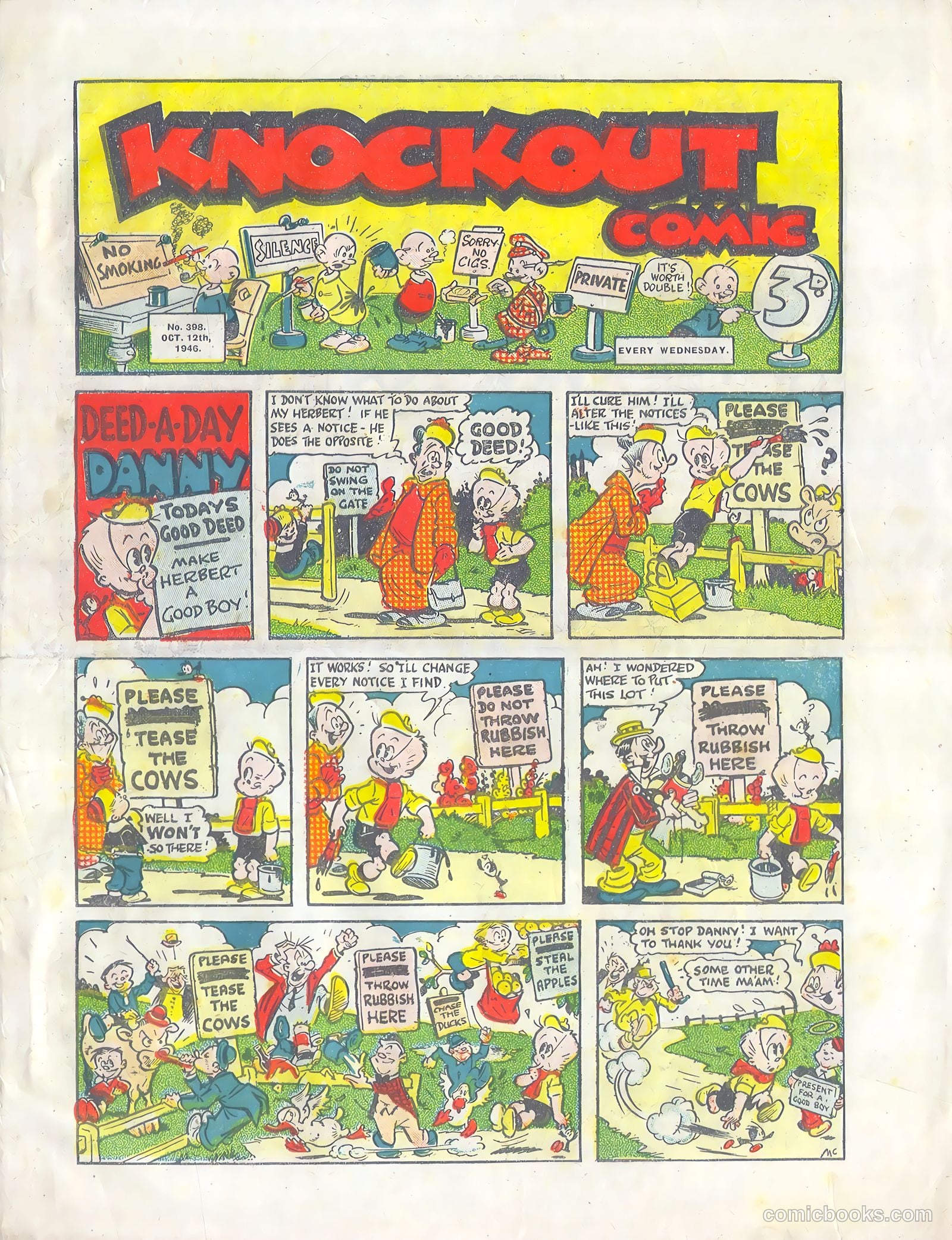 Knockout #398 (1946) — page 1 of 16