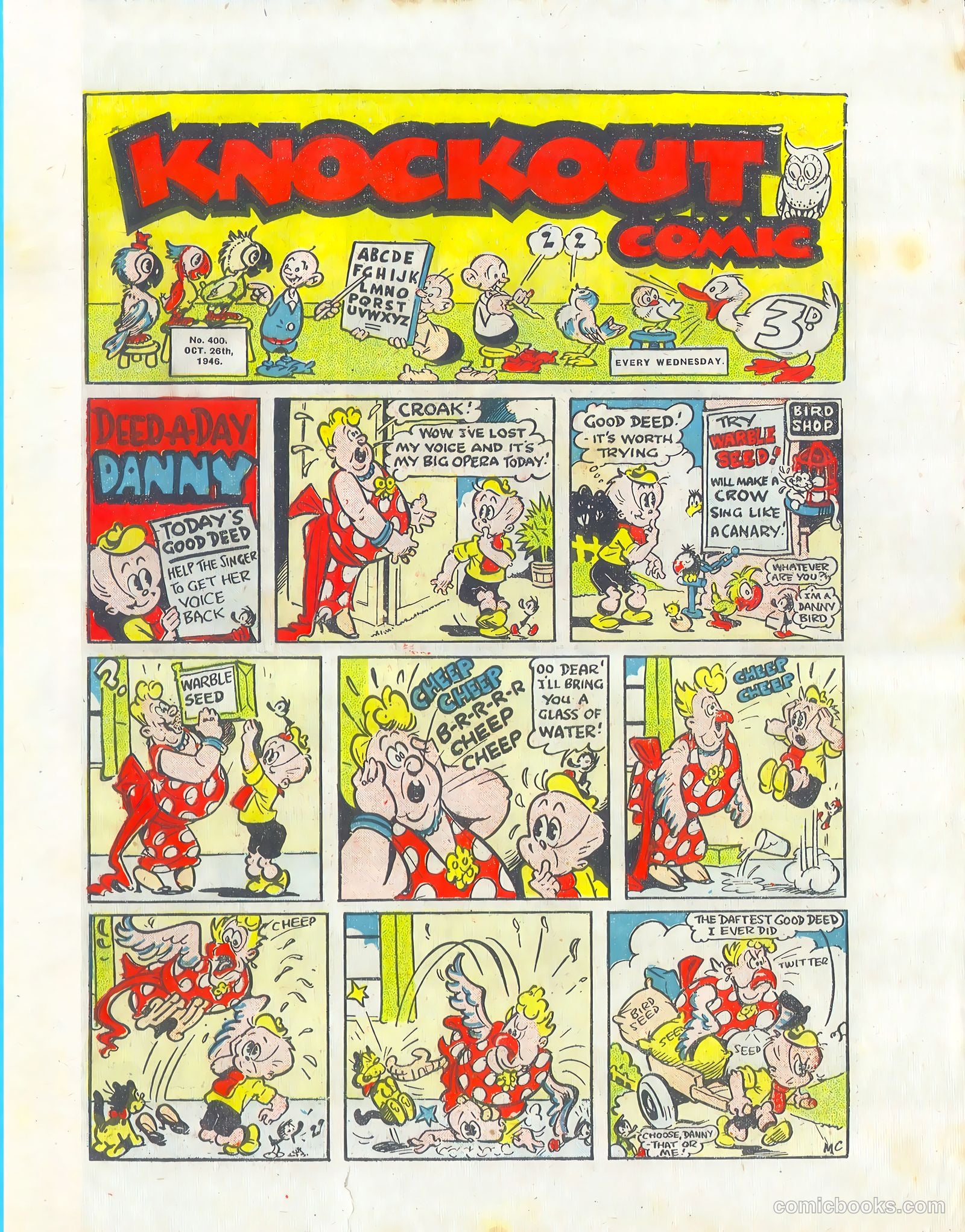 Knockout #400 (1946) — page 1 of 16