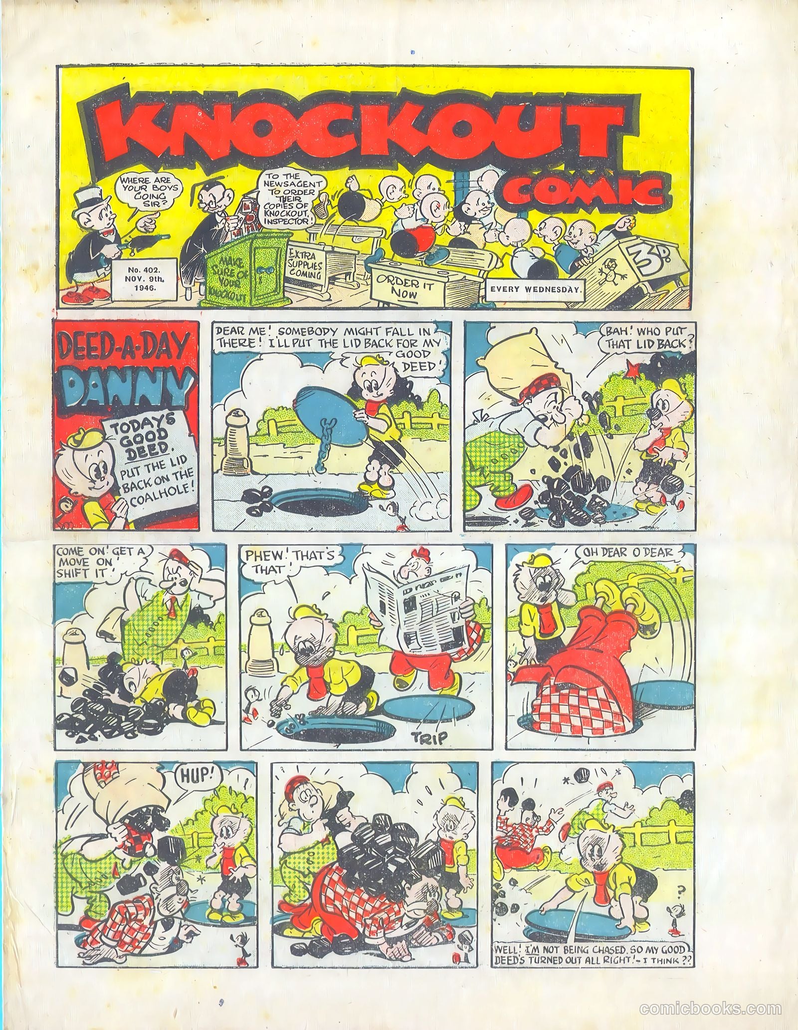 Knockout #402 (1946) — page 1 of 16