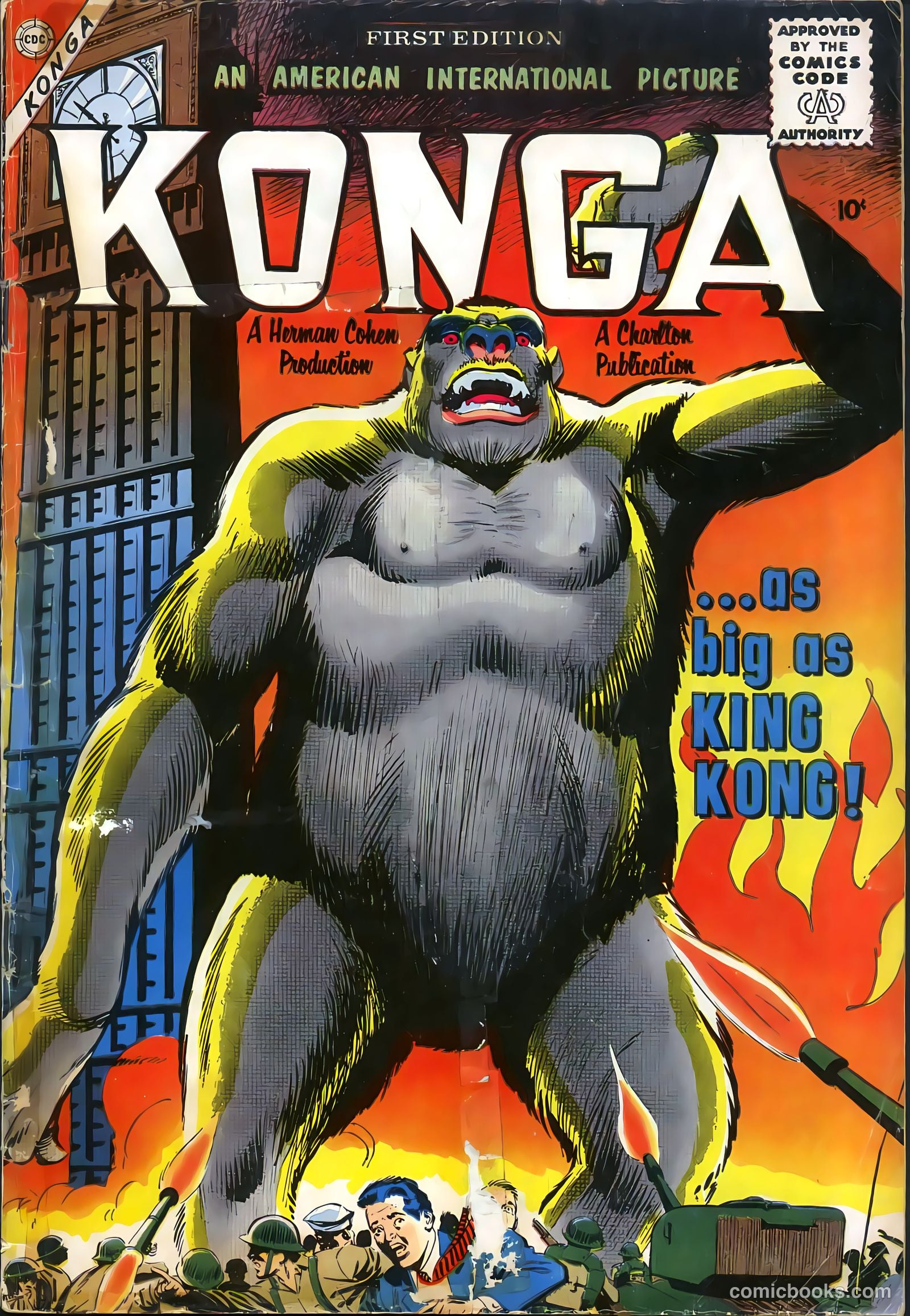 Konga #1 cover