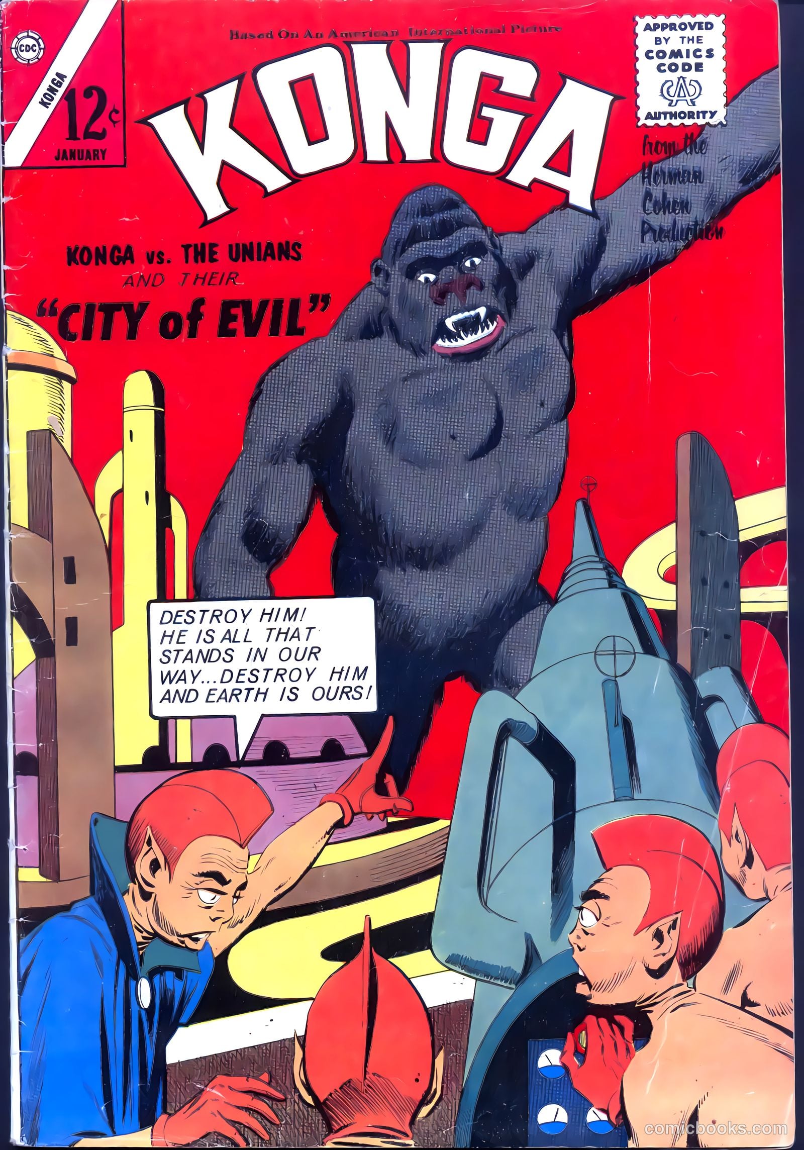 Konga #16 cover