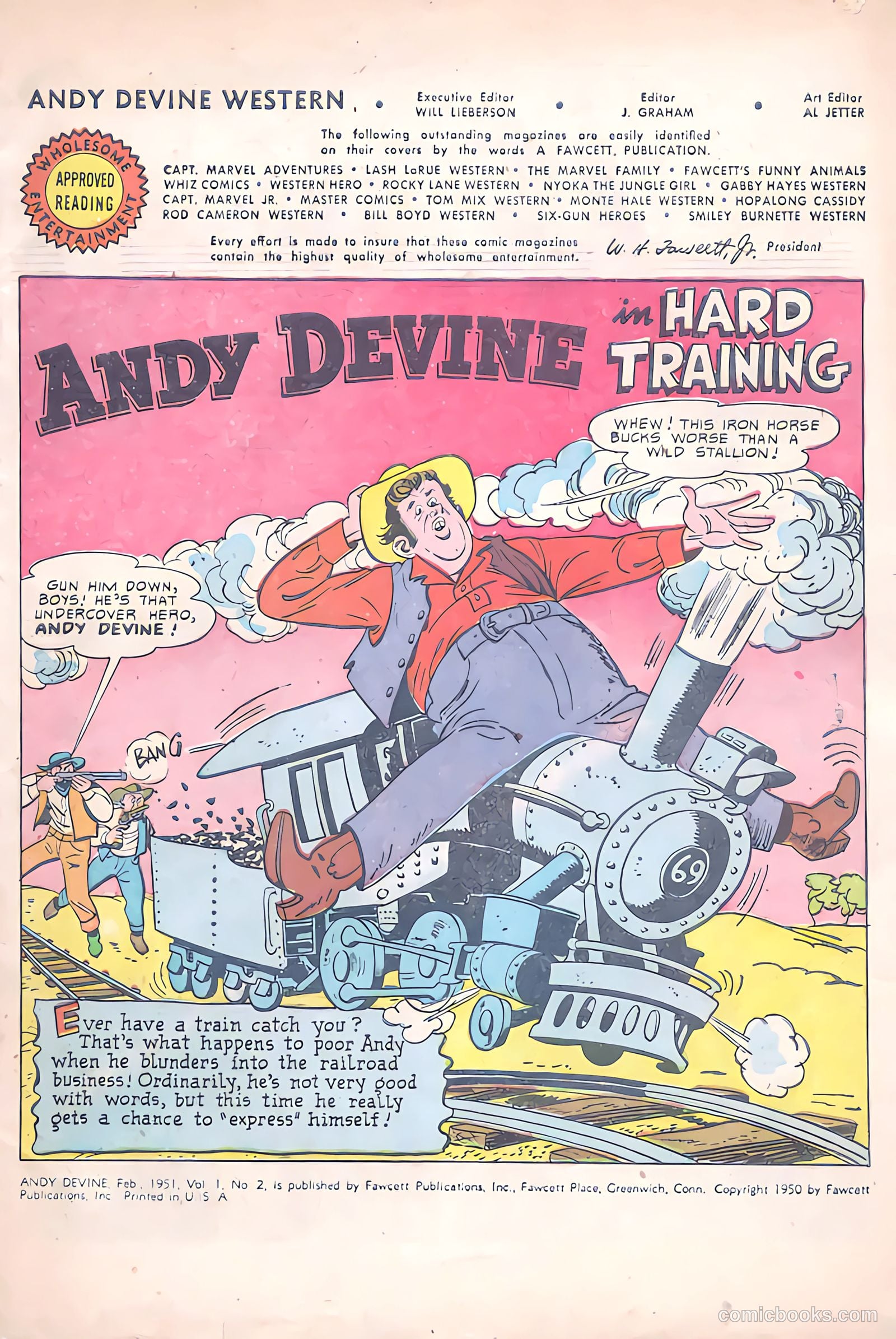 Andy Devine [Andy Devine Western] #2 (1951) — page 2 of 34
