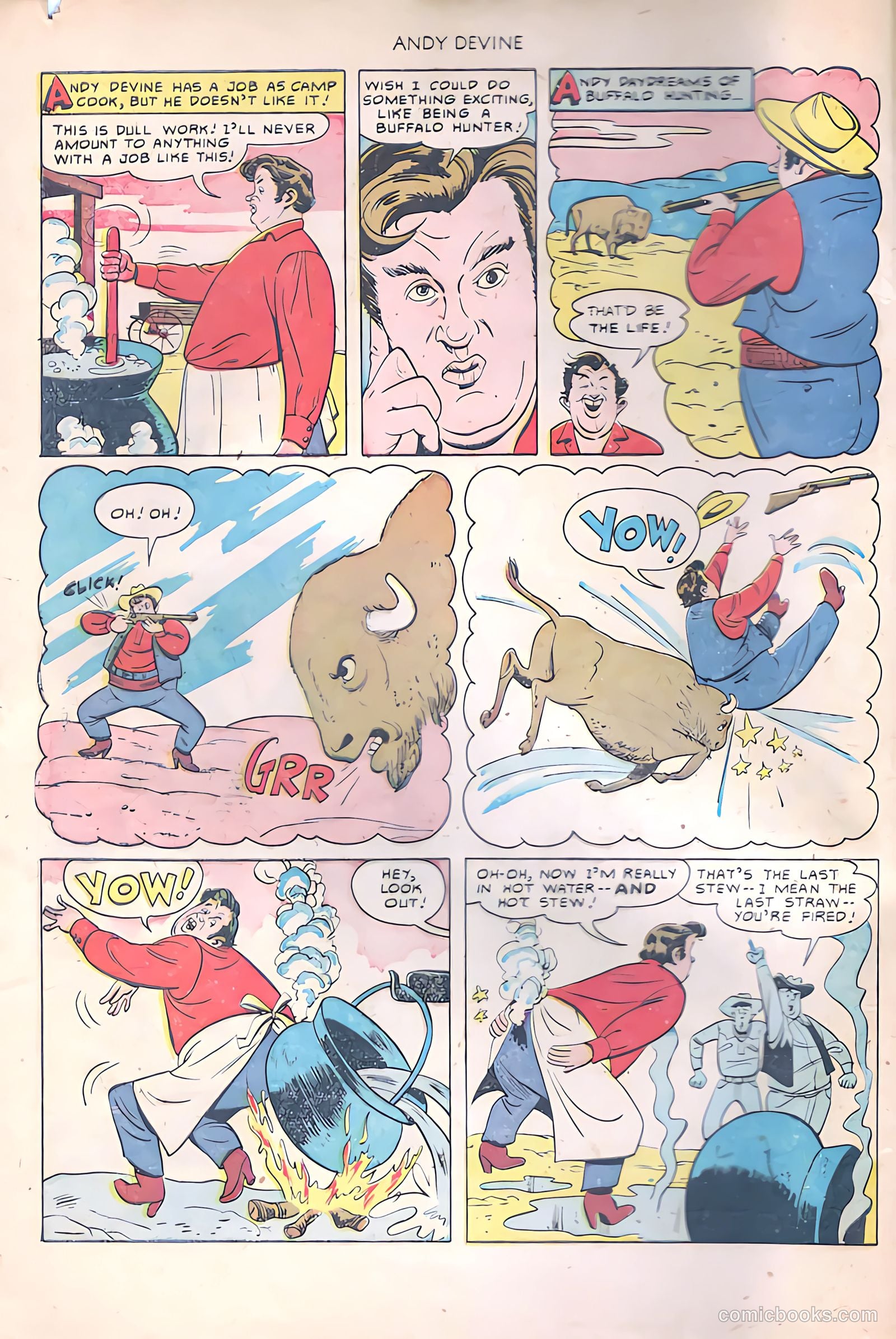Andy Devine [Andy Devine Western] #2 (1951) — page 3 of 34