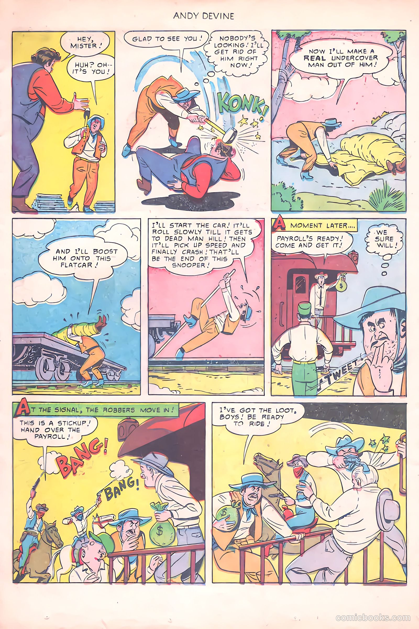 Andy Devine [Andy Devine Western] #2 (1951) — page 10 of 34