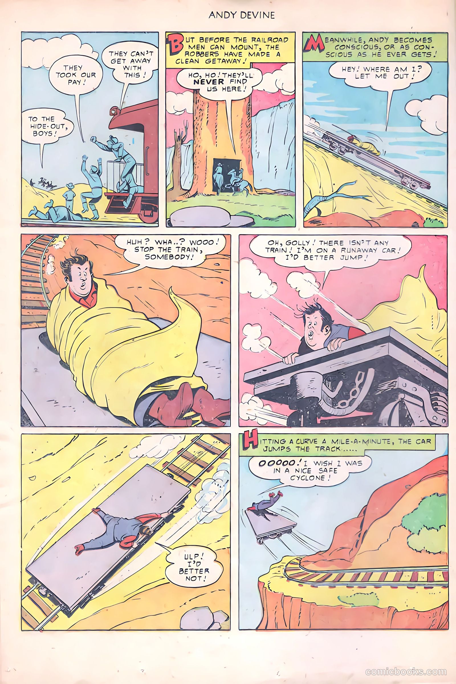 Andy Devine [Andy Devine Western] #2 (1951) — page 11 of 34