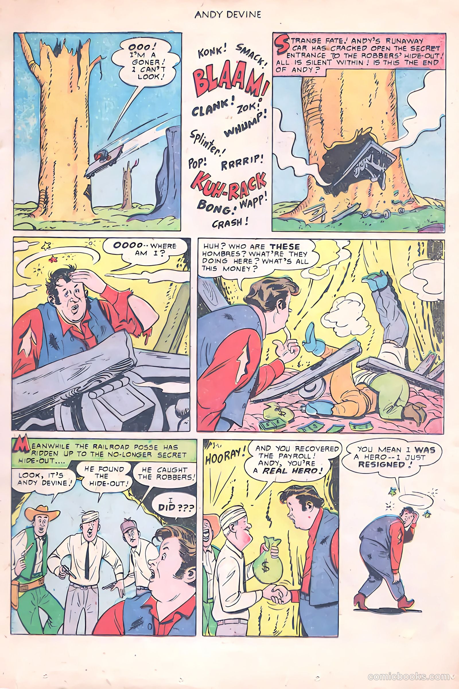 Andy Devine [Andy Devine Western] #2 (1951) — page 12 of 34