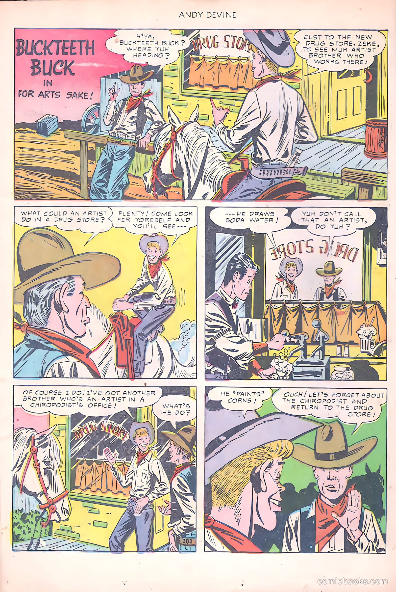 Andy Devine [Andy Devine Western] #2 (1951) — page 13 of 34