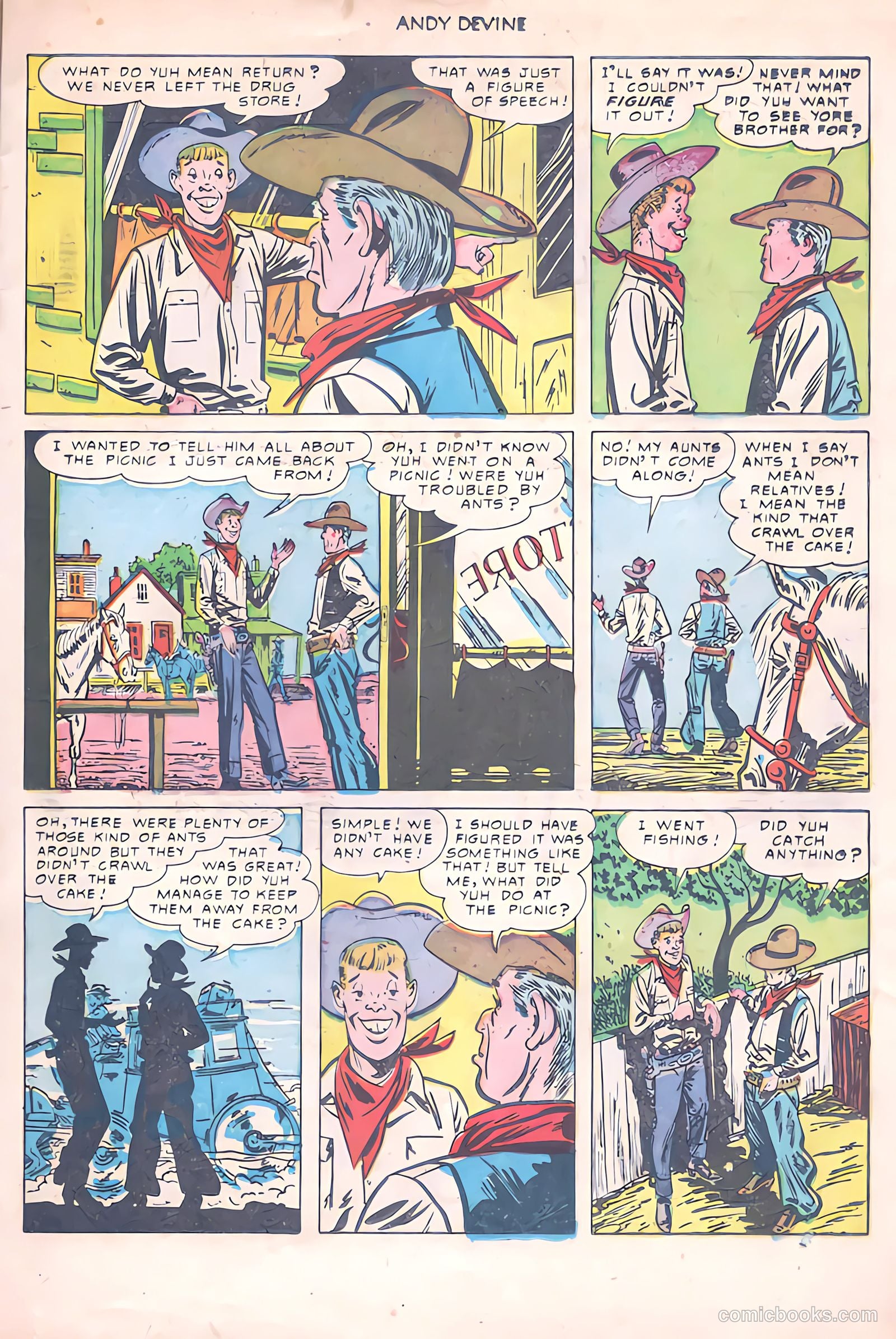 Andy Devine [Andy Devine Western] #2 (1951) — page 14 of 34