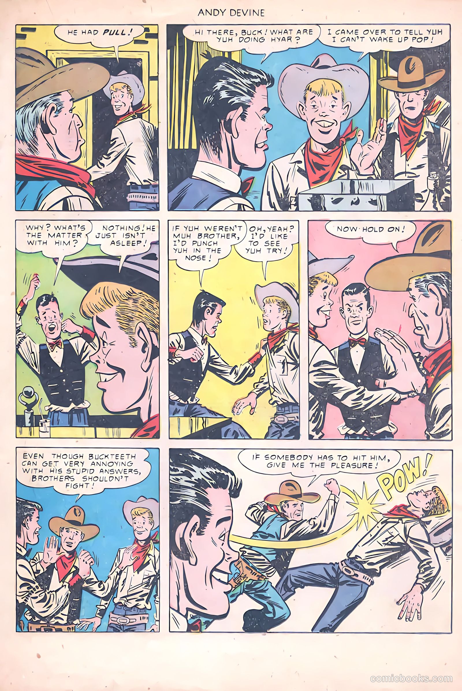 Andy Devine [Andy Devine Western] #2 (1951) — page 16 of 34