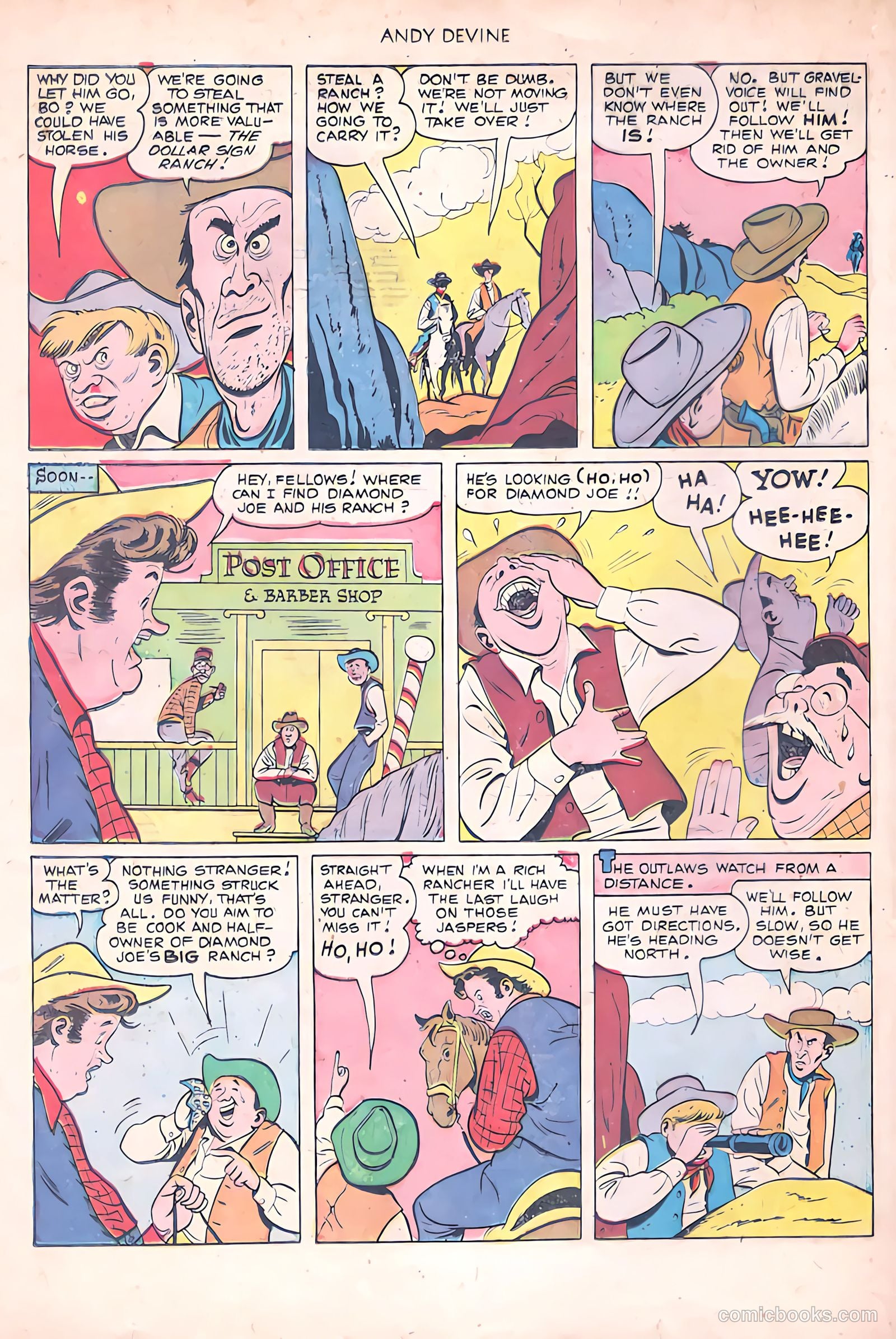 Andy Devine [Andy Devine Western] #2 (1951) — page 19 of 34