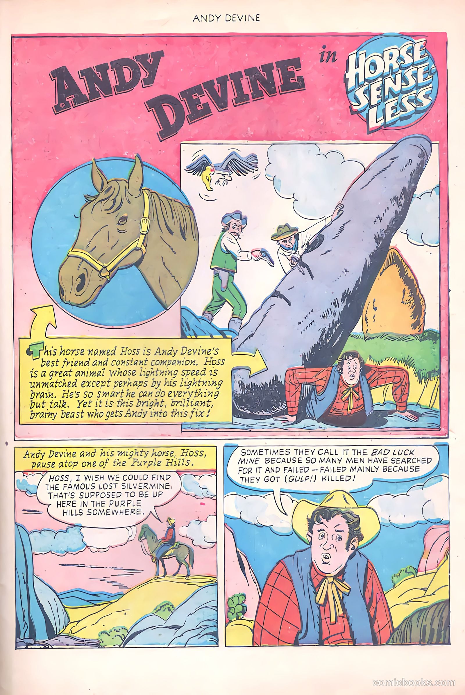 Andy Devine [Andy Devine Western] #2 (1951) — page 26 of 34