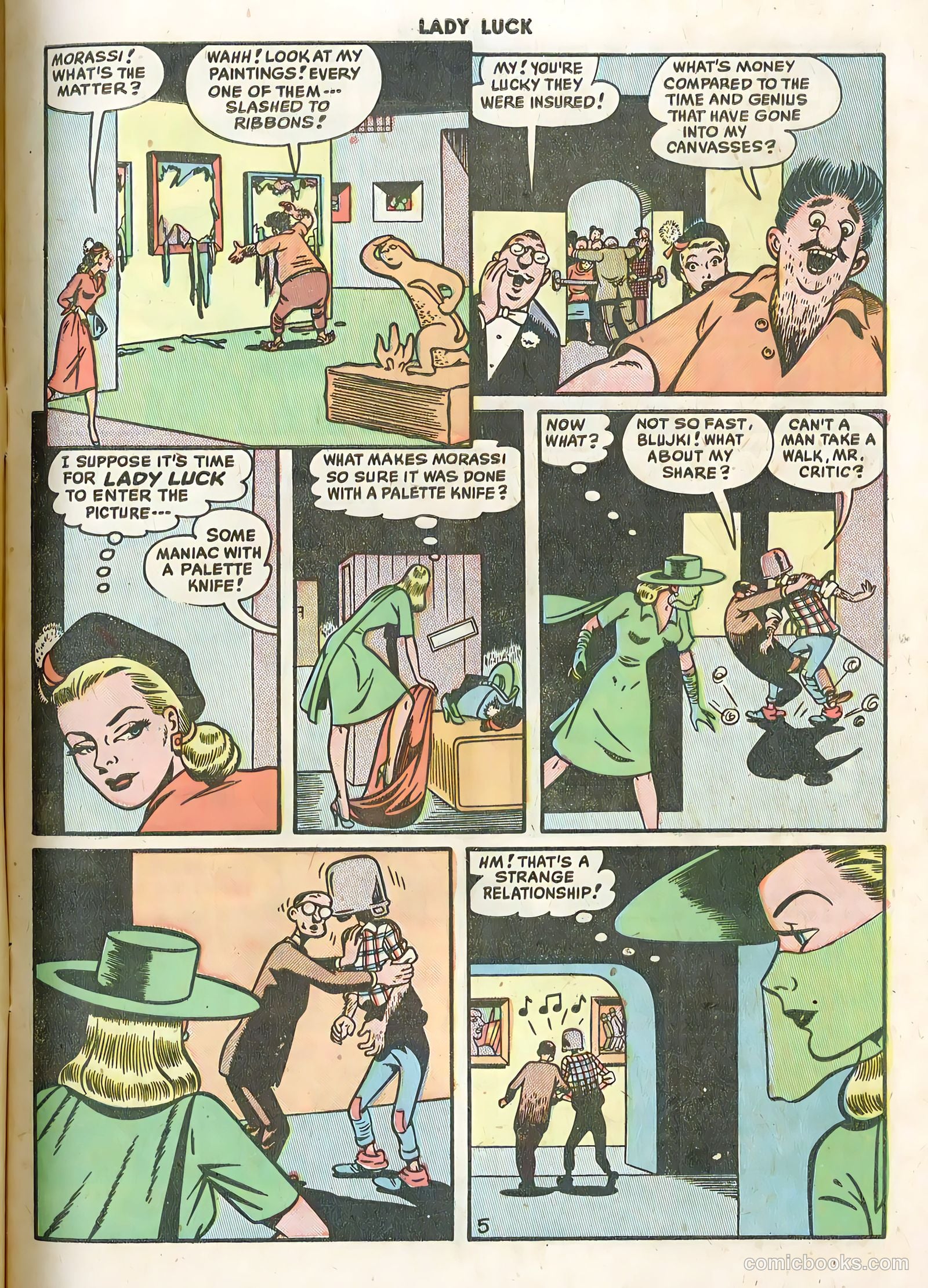 Lady Luck #87 (1950) — page 7 of 36